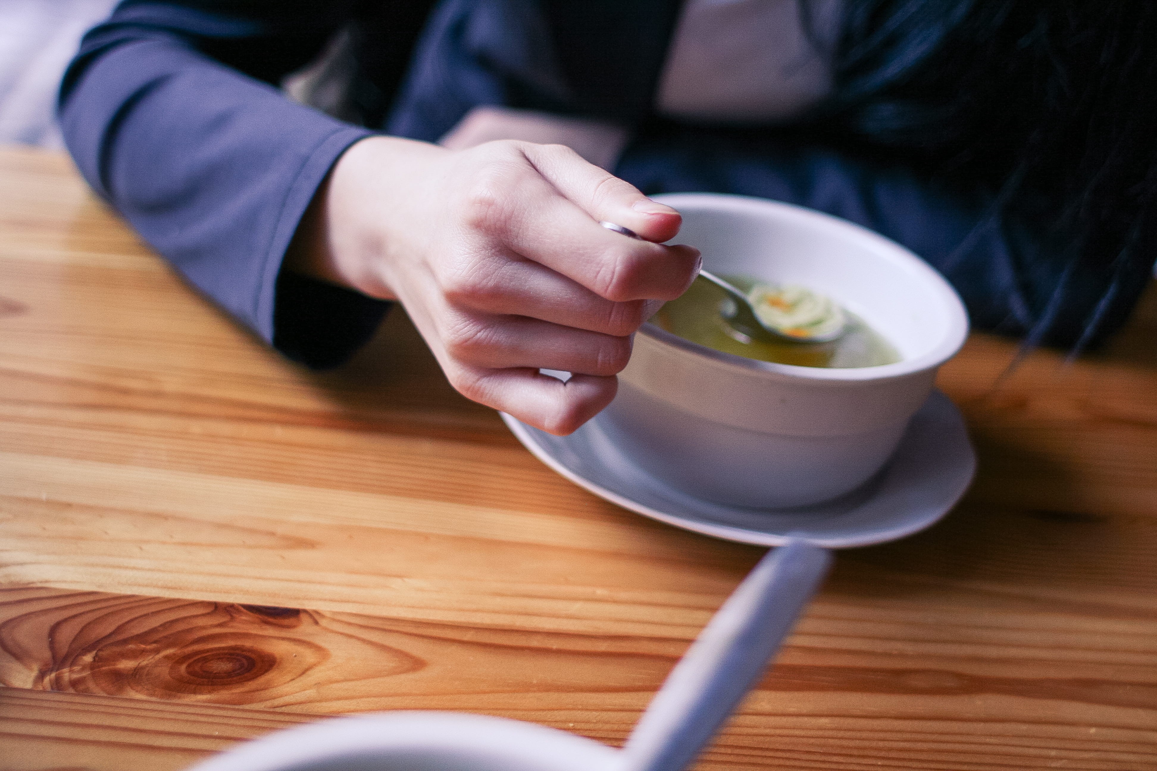 breakfast, females, Woman, people, one Person, human body part, hungry, restaurant, yummy, hand, foodie, table, human Hand, kitchen utensil, meal, lunch, HD Wallpaper