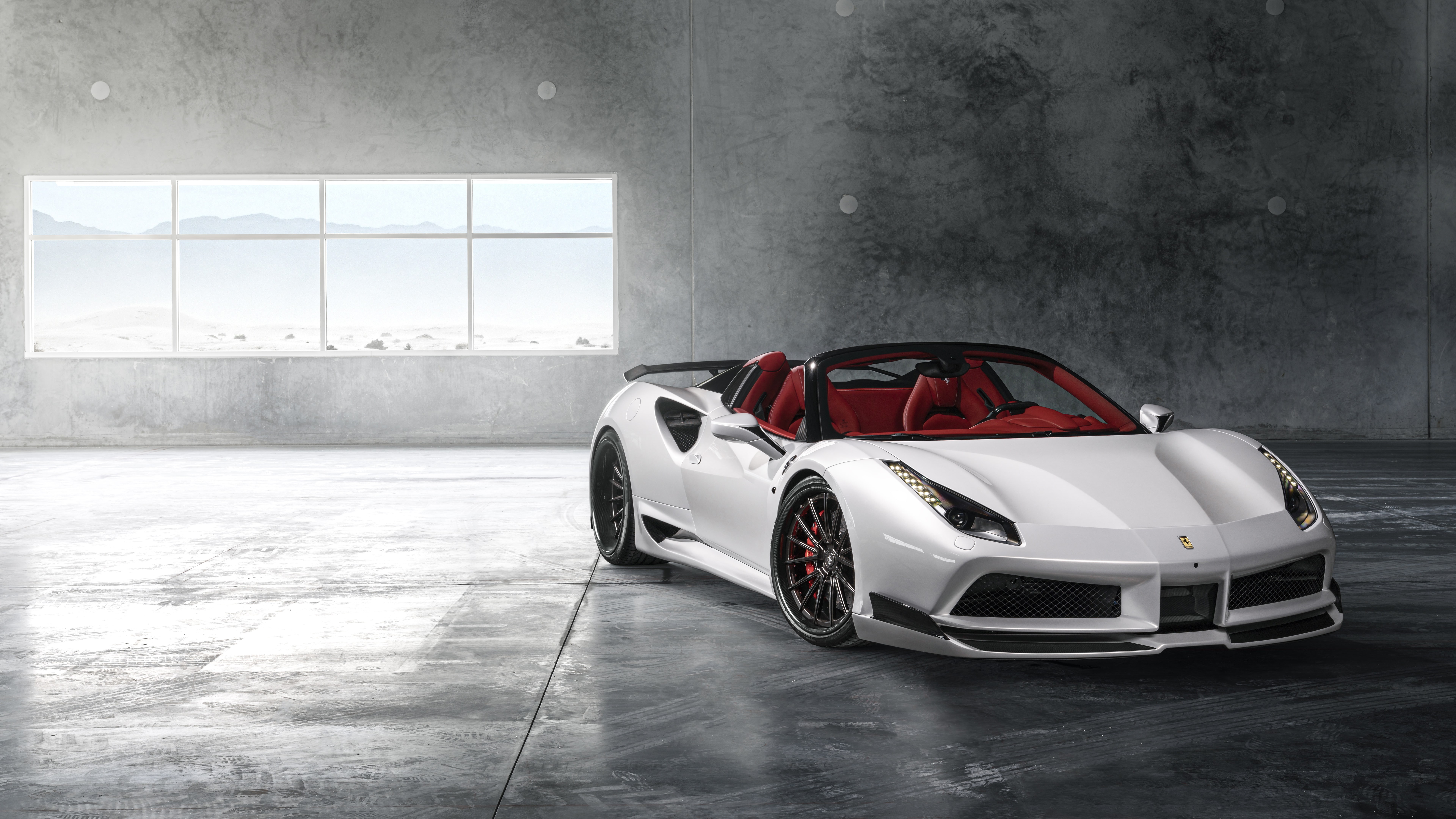 Sports cars, built structure, 8K, red, motor vehicle, white color, 8K, Ferrari 488, wet, wealth, car, day, sports car, transportation, 4K, land vehicle, HD Wallpaper