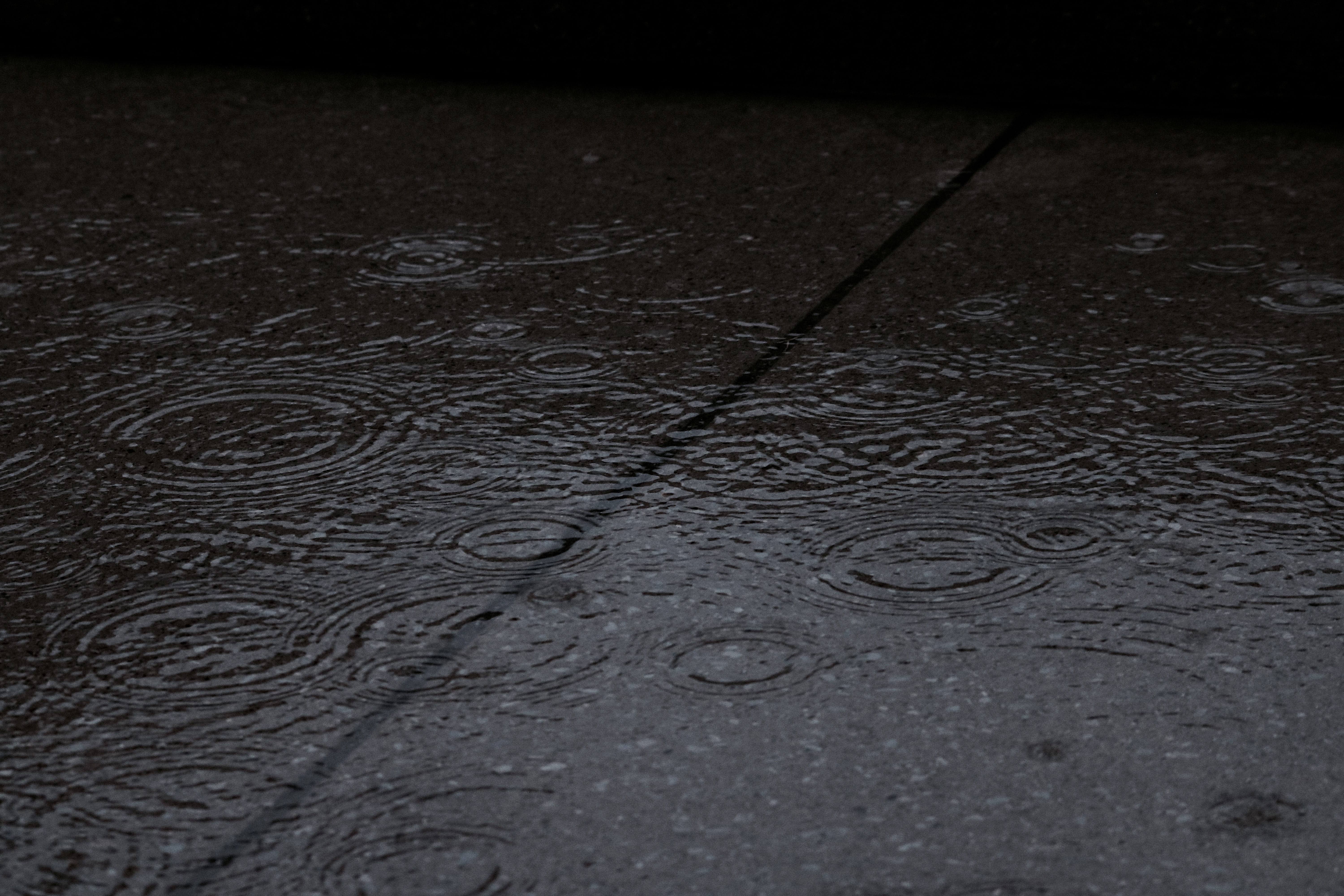 roof, raindrop, monsoon, wet, drop, dark, drops, night, rippled, day, backgrounds, abstract, outdoors, high angle view, puddle, rain, no people, concentric, HD Wallpaper