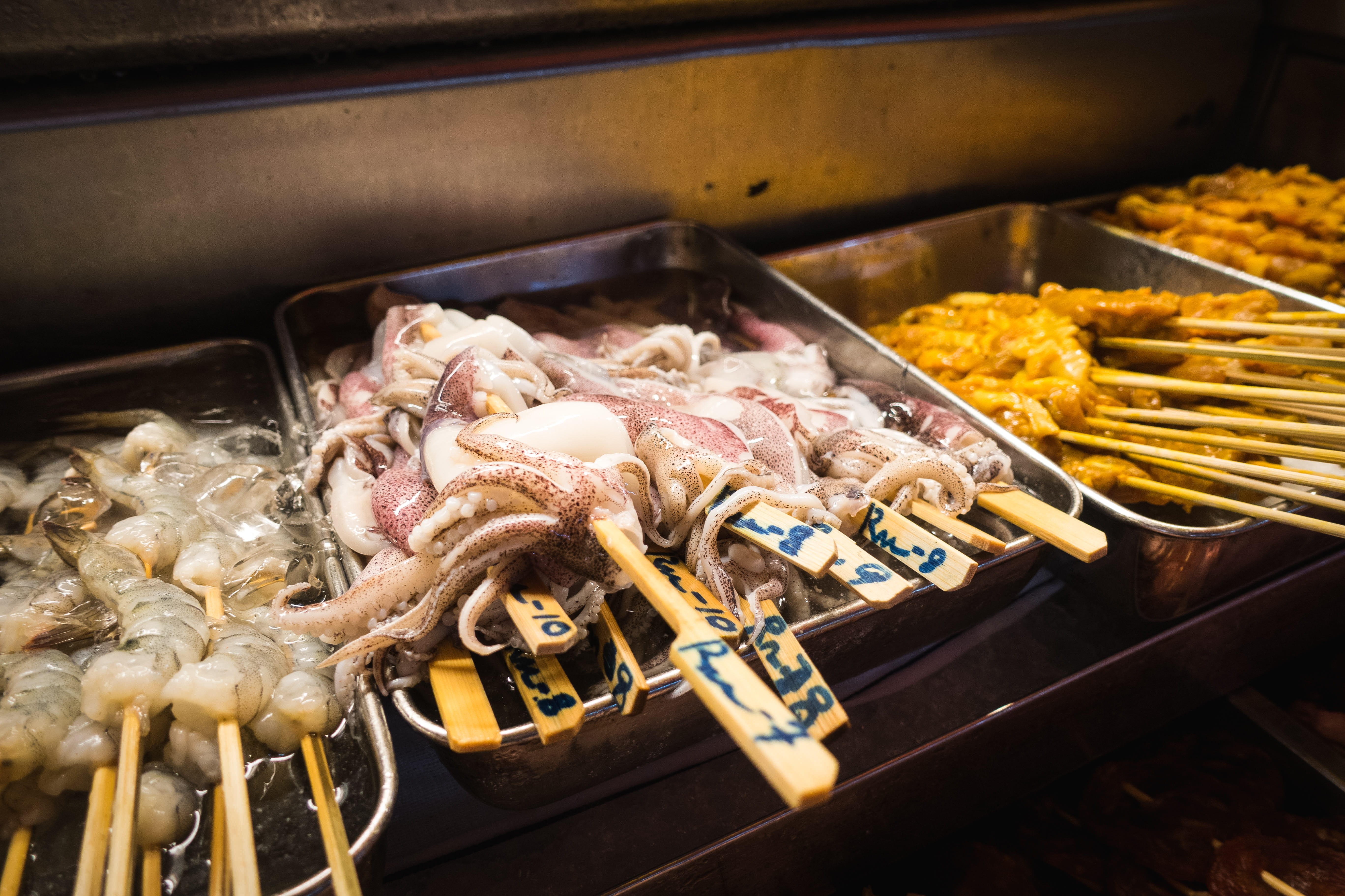 healthy eating, abundance, pot, asian, restaurant, Malaysia, street food, 5K, grilled, cooking, crustacean, wellbeing, for sale, freshness, gourmet, container, HD Wallpaper