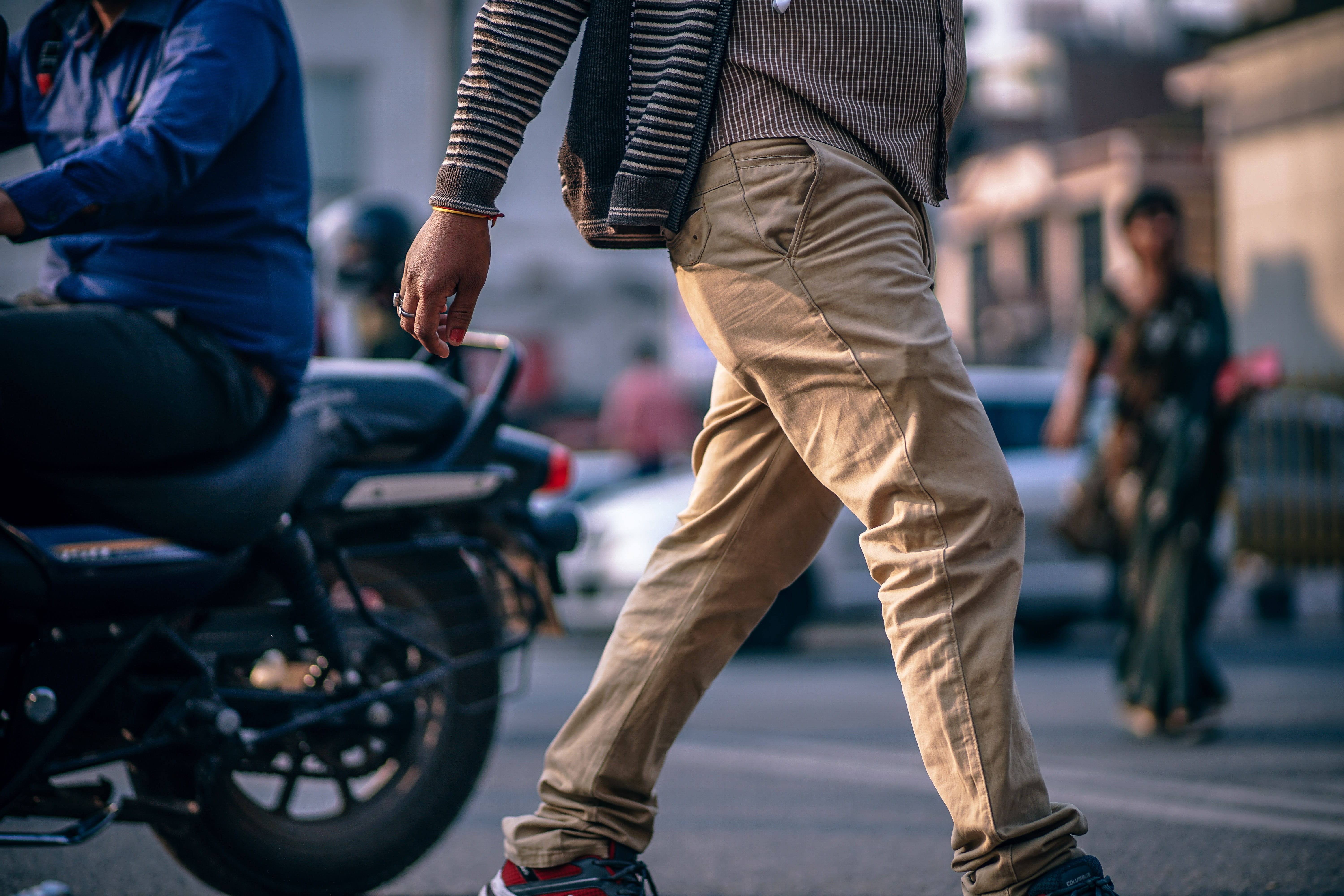 retail, low section, transportation system, day, colorful, walking, blur, travel, people, lifestyle, color, motorcycle, outdoors, road, mode of transportation, HD Wallpaper