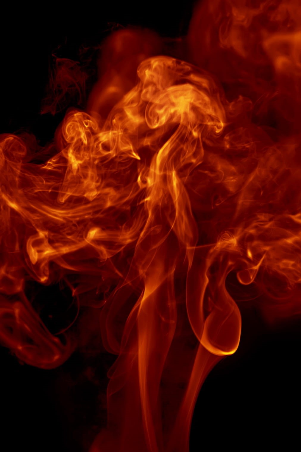 nature, transparent, flame, red, wispy, no people, smoky, close-up, indoors, studio shot, blurred motion, orange color, smoke - physical structure, yellow, Phone HD Wallpaper