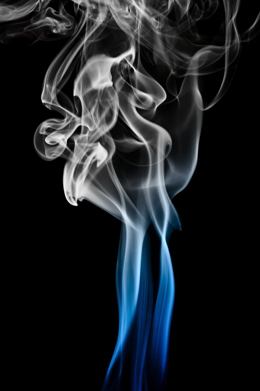 changing form, smoke - physical structure, no people, fumes, indoors, shape, copy space, smooth, pattern, studio shot, luminosity, translucent, cut out, Phone HD Wallpaper