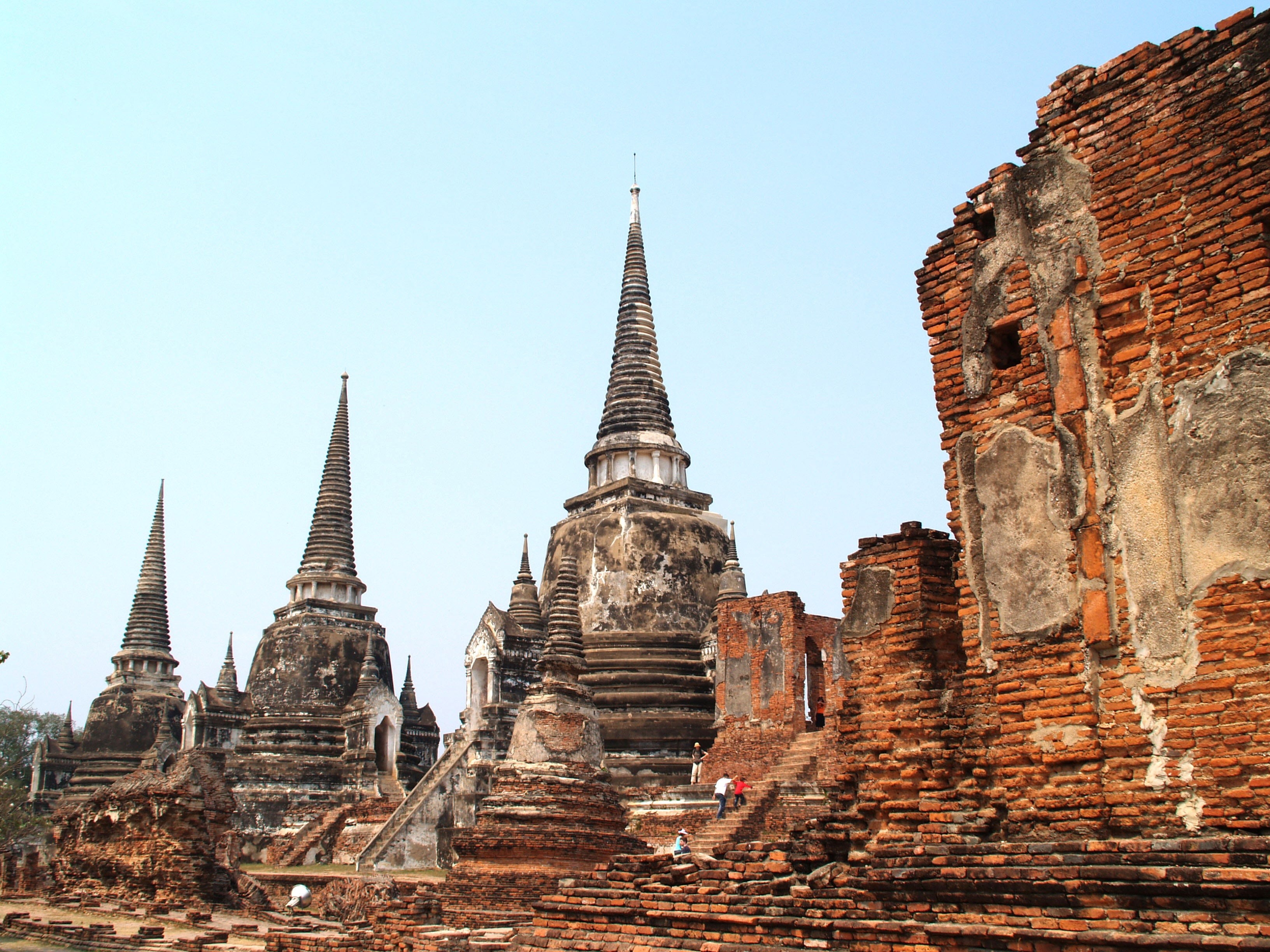monastery, religious, thailand, building, no people, culture, spirituality, ayutthaya, place of worship, history, ethnicity, religion, ancient, buddhist, HD Wallpaper