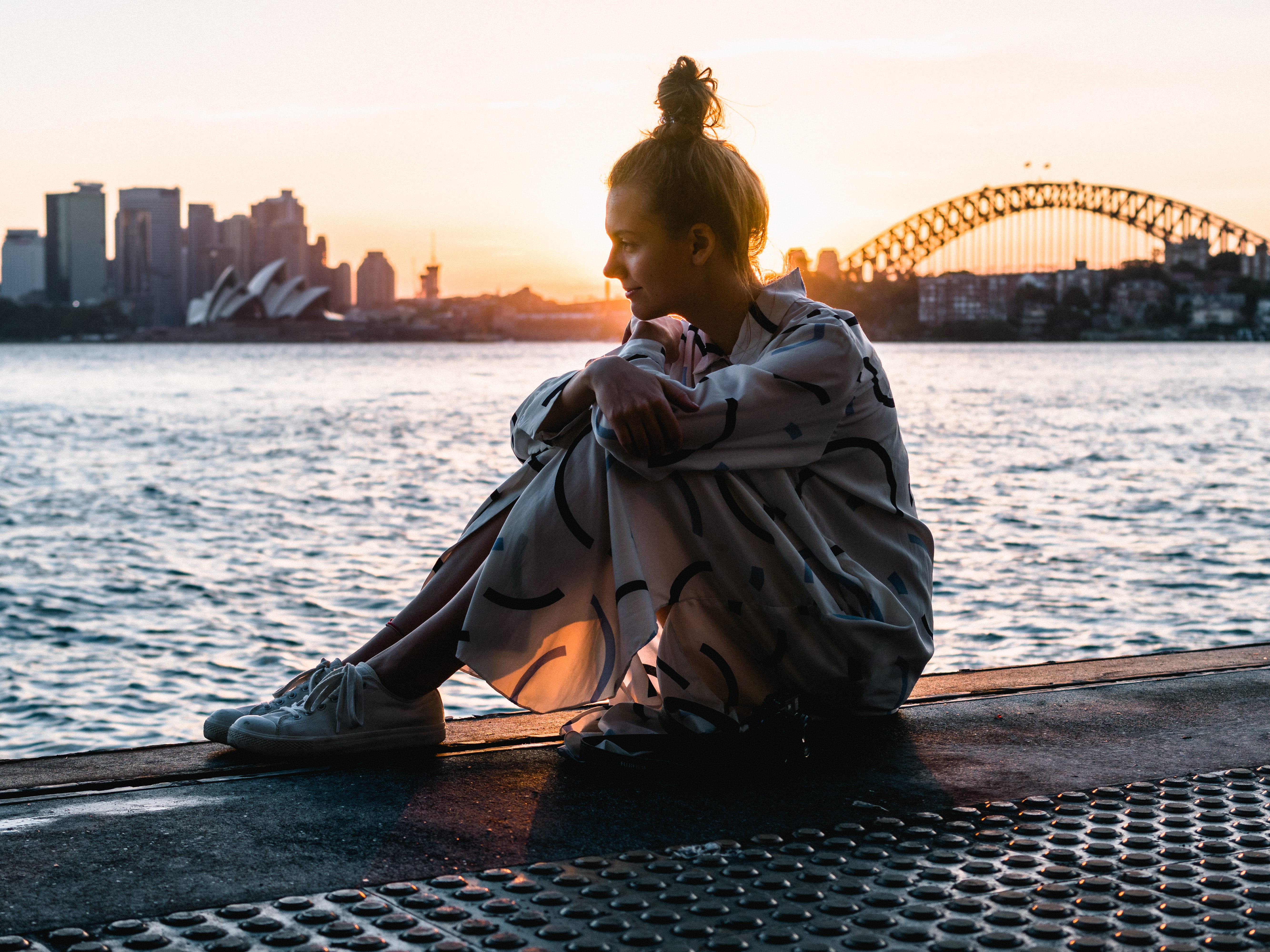 buildings, looking, transportation, photoshoot, young, landscape, pose, hair, blurred background, urban, skin, city, cityscape, pretty, connection, full length, HD Wallpaper