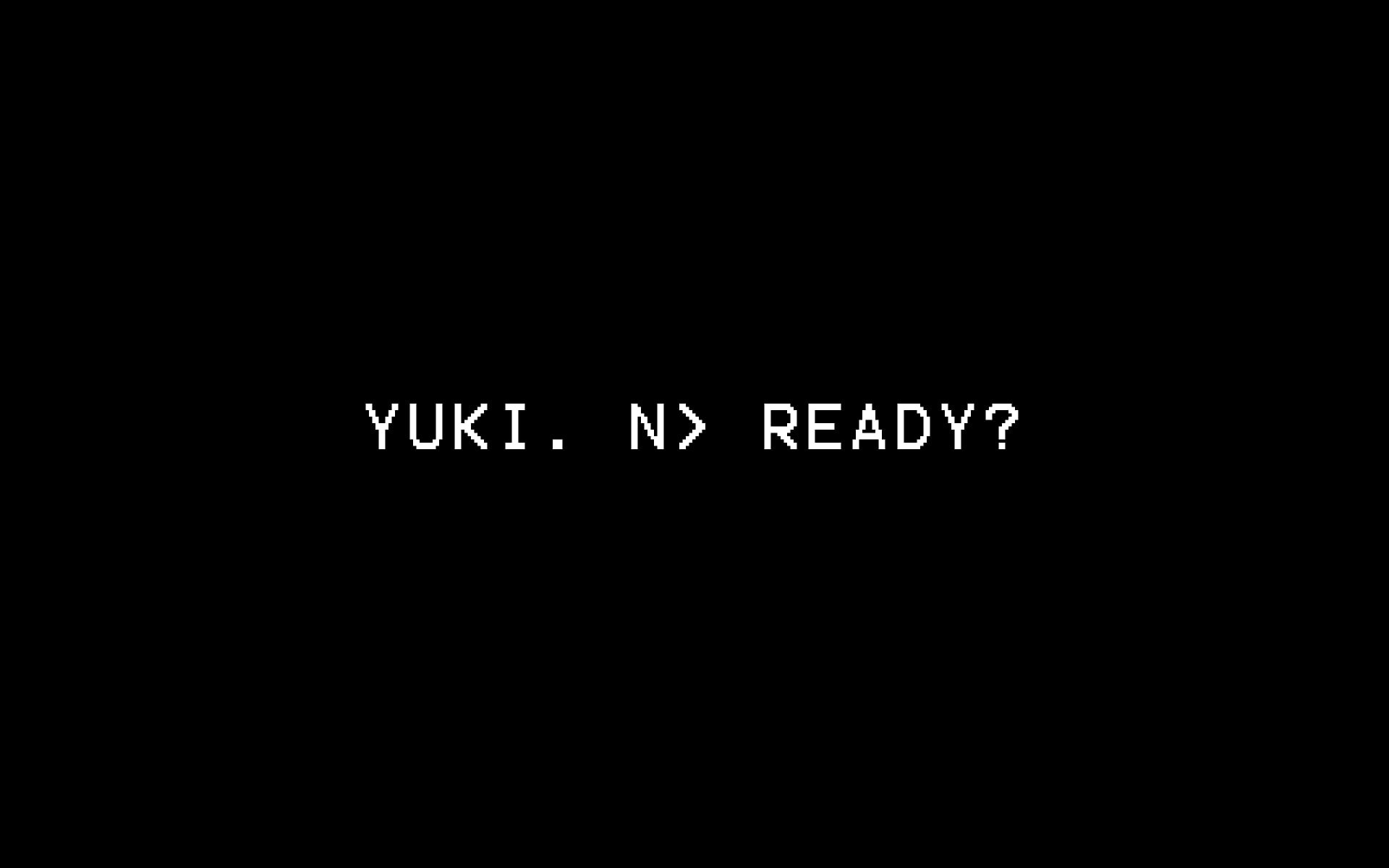 text, 1080P, black background, simple, typography, Nagato Yuki, minimalism, The Melancholy of Haruhi Suzumiya, HD Wallpaper