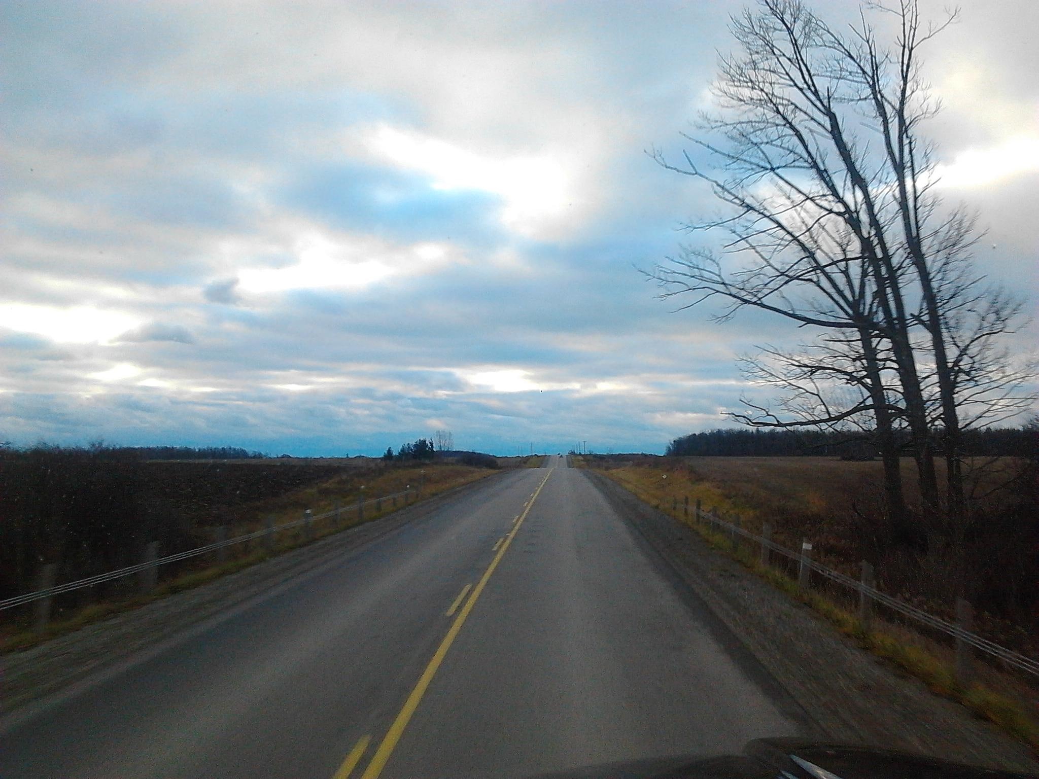 3d and abstract, 1080P, clouds, fair, blues, highway, ontario, fall, weather, HD Wallpaper