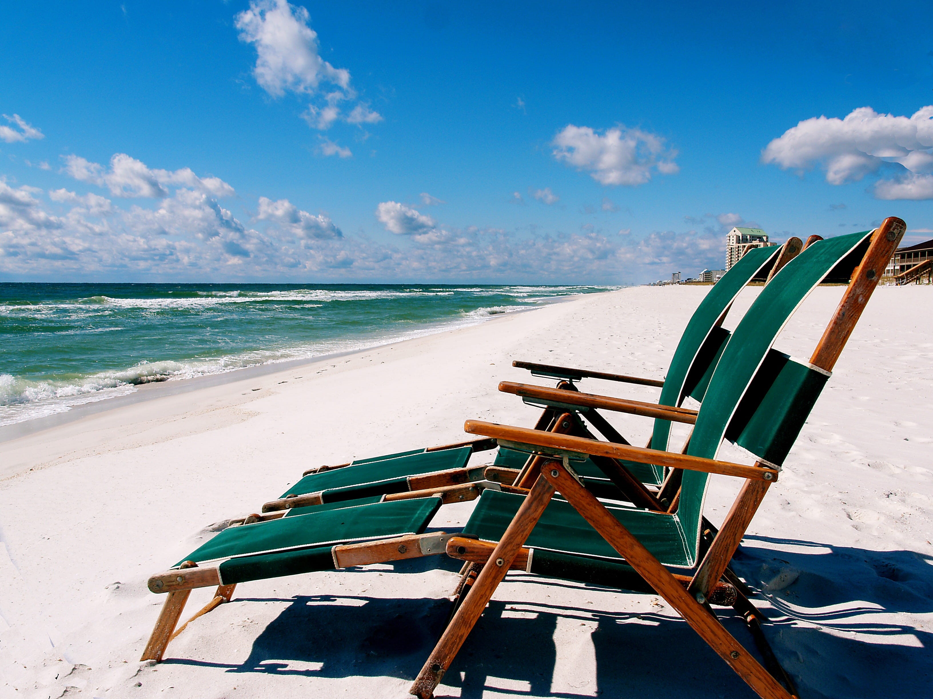 panoramic, dawn, fair weather, idyllic, vacation, water, seashore, horizontal plane, horizon, fishing, summer, fort walton beach, 2K, relaxation, gabriel raggio, HD Wallpaper