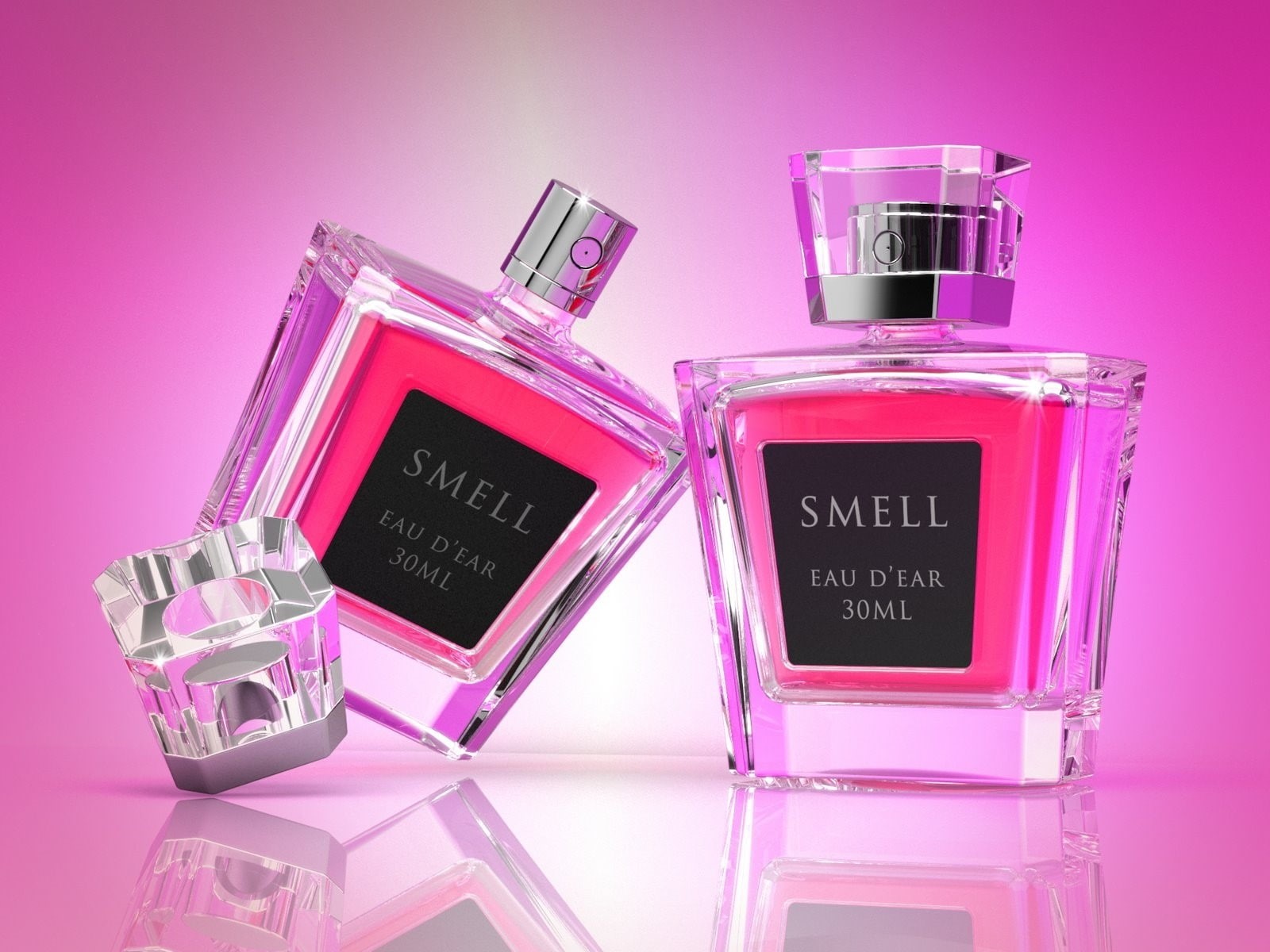 De-parfum, beauty product, Smell, females, 720P, studio shot, make-up, communication, purple, glass - material, indoors, still life, human body part, text, HD Wallpaper