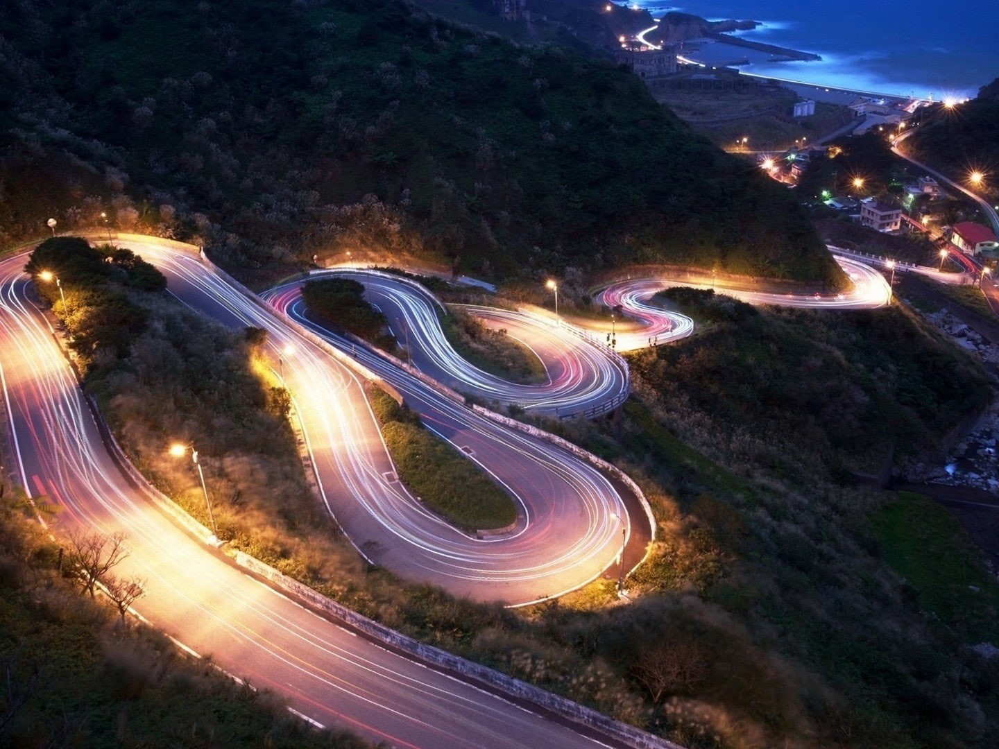 Touge, hairpin turns, 720P, HD Wallpaper