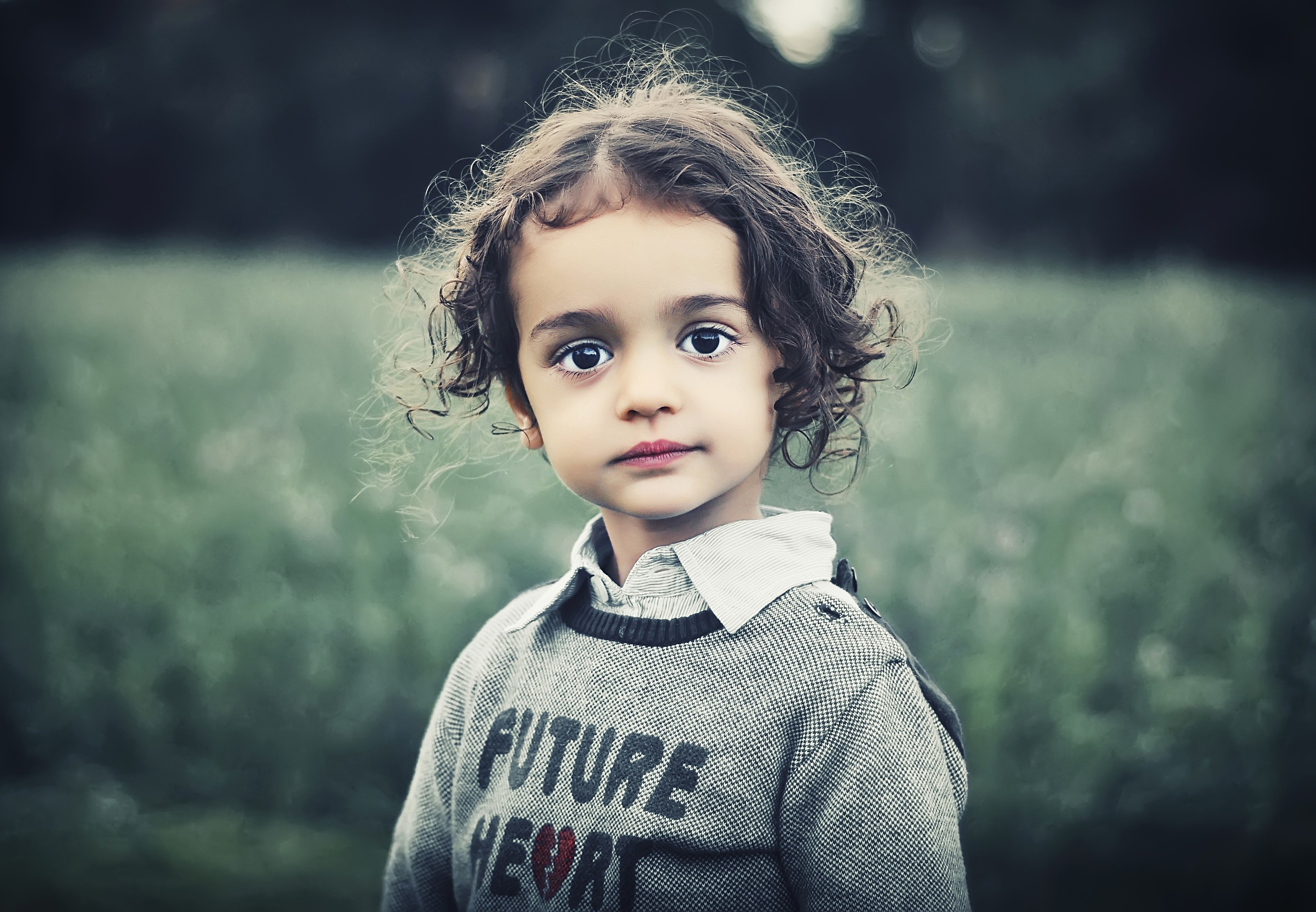 elegance, little, focus on foreground, fashion, life, cute, style, headshot, standing, offspring, girls, one person, looking at camera, hair, portrait, HD Wallpaper