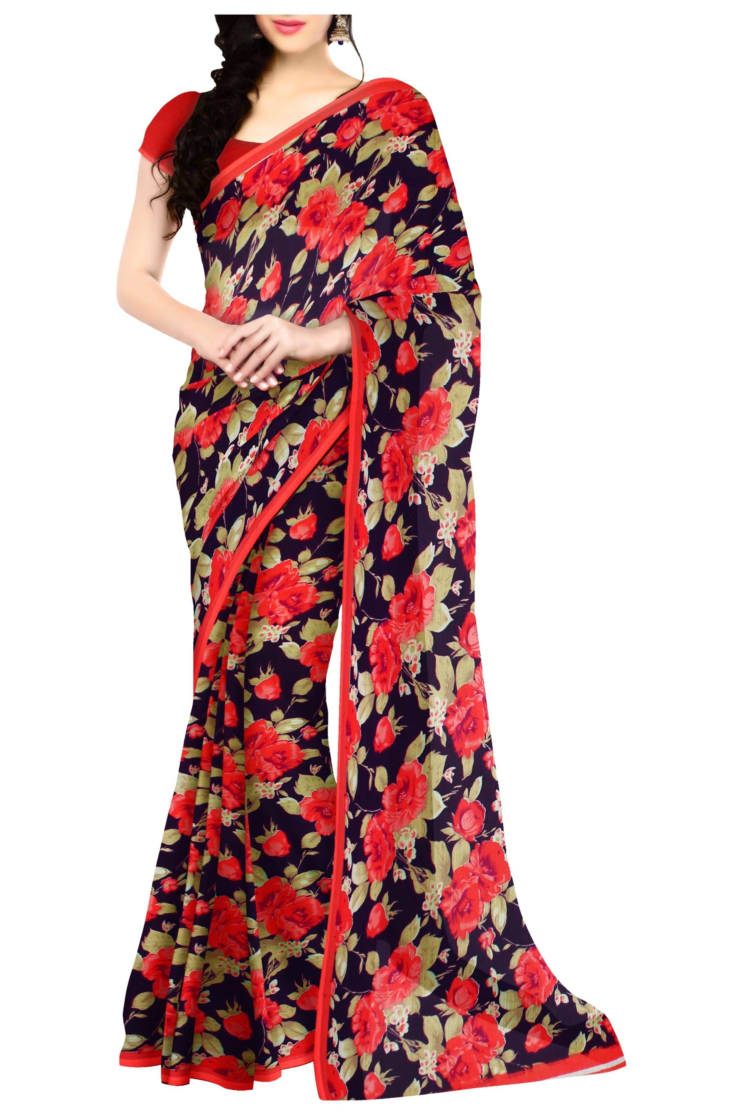 standing, indian, lifestyles, young women, women, silk, pattern, orange, cotton, front view, adult, beautiful woman, female, cut out, ethnic, floral pattern, Phone HD Wallpaper