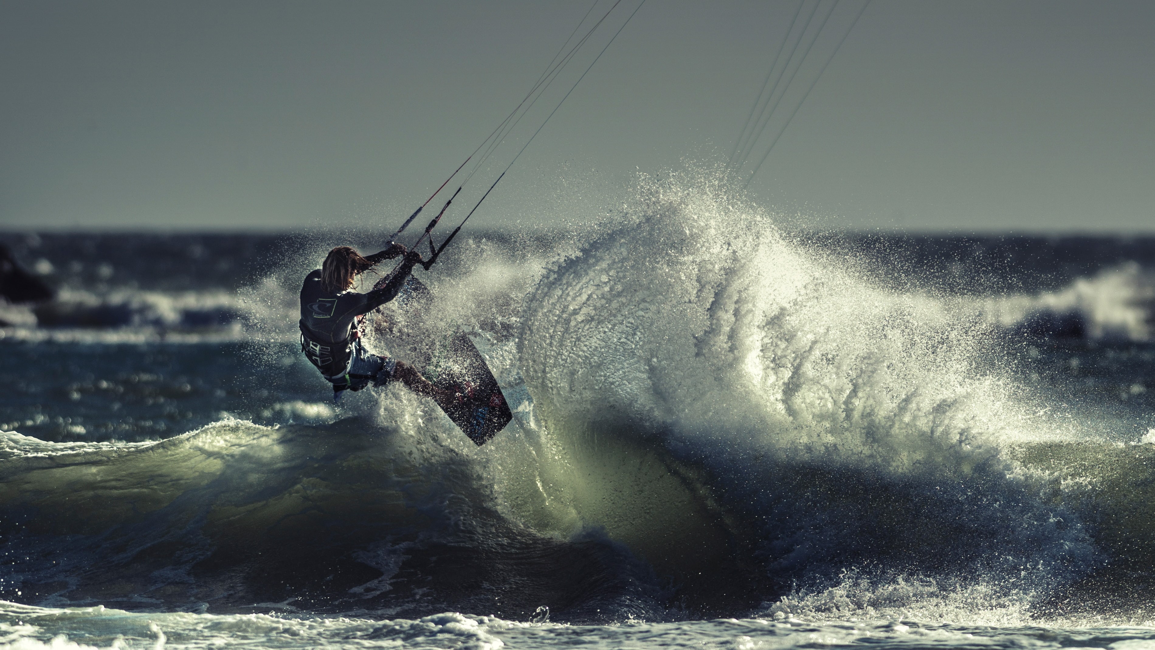 kitesurfing, 2K, athlete, wave, HD Wallpaper
