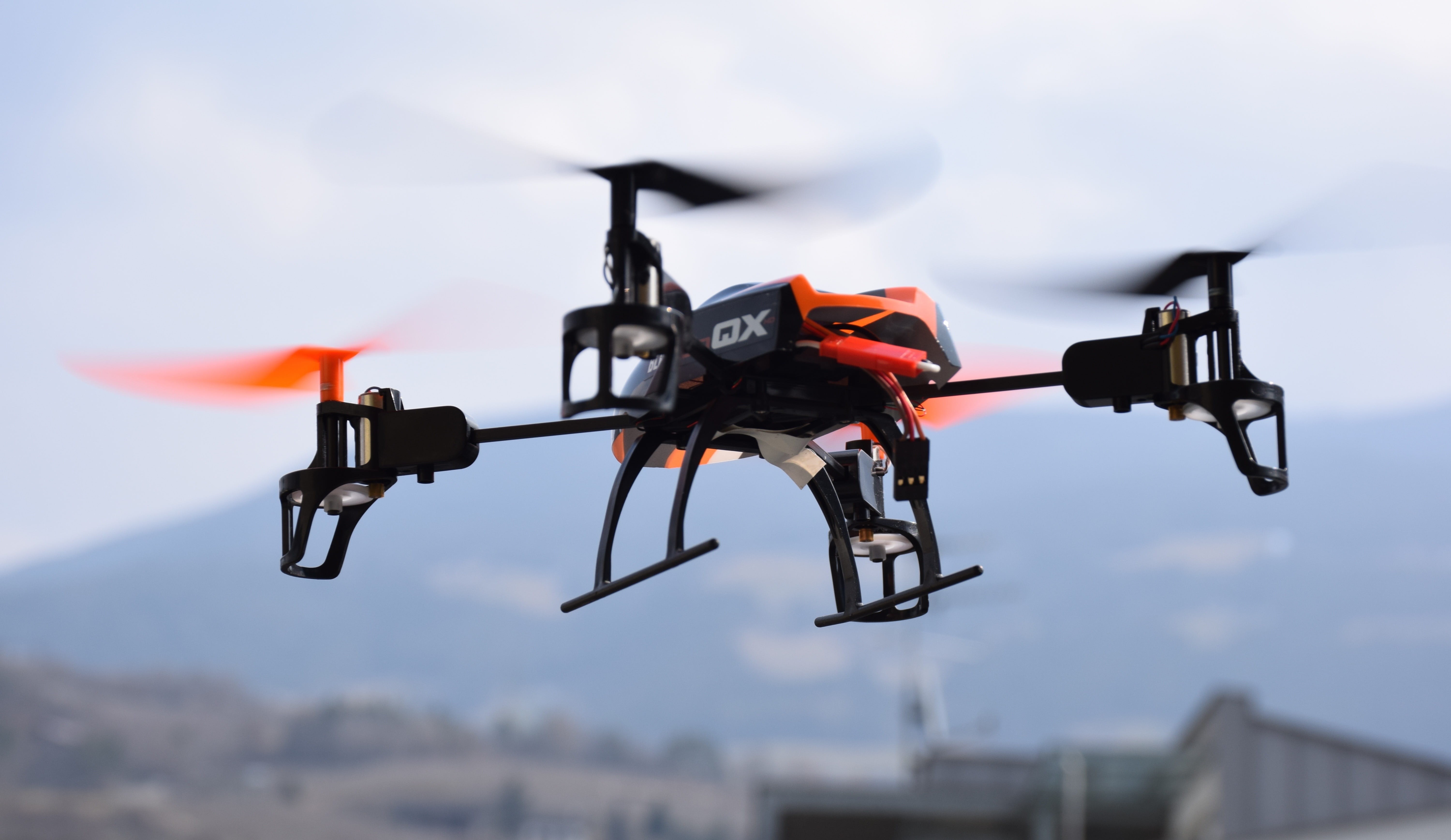 aerospace industry, focus, on the move, rotors, black, cloud - sky, nature, no people, air vehicle, focus on foreground, flying, blade 180 qx hd, aircraft, HD Wallpaper