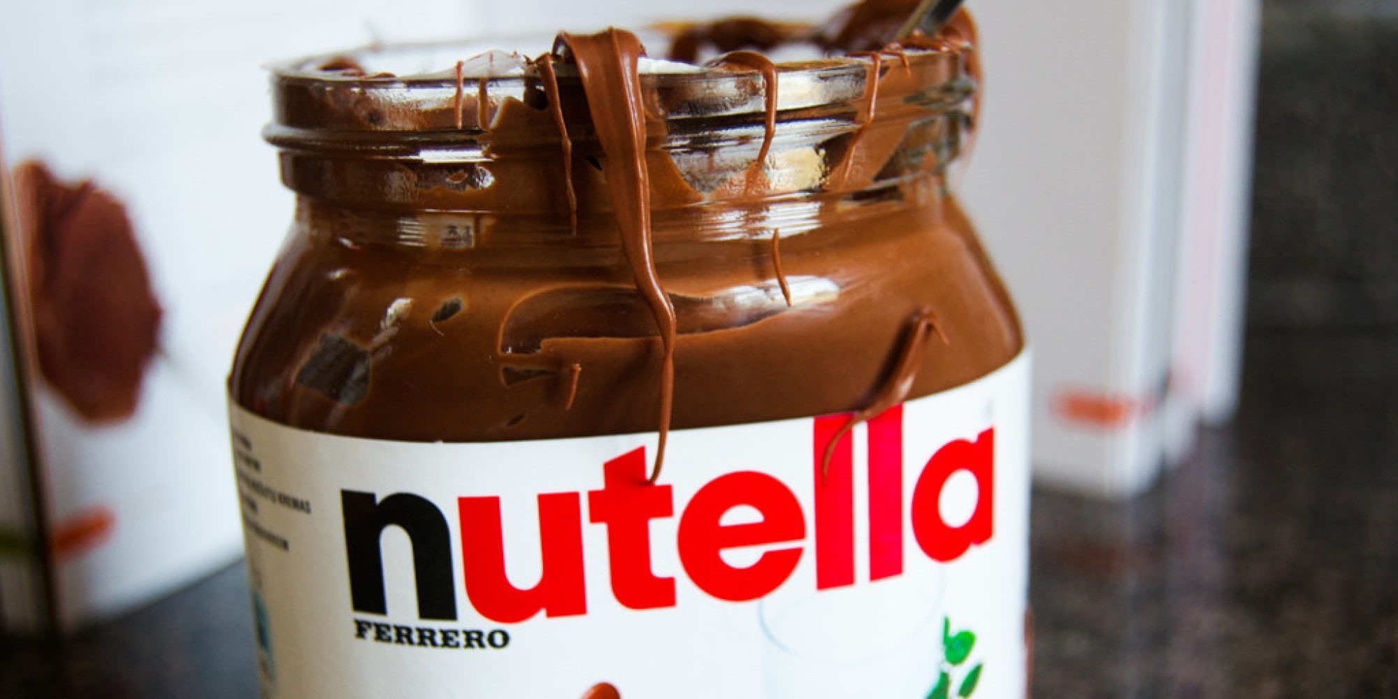 container, glass - material, text, bottle, indoors, no people, focus on foreground, healthy eating, red, Chocolate, Nutella, close-up, homemade, Cream, HD Wallpaper