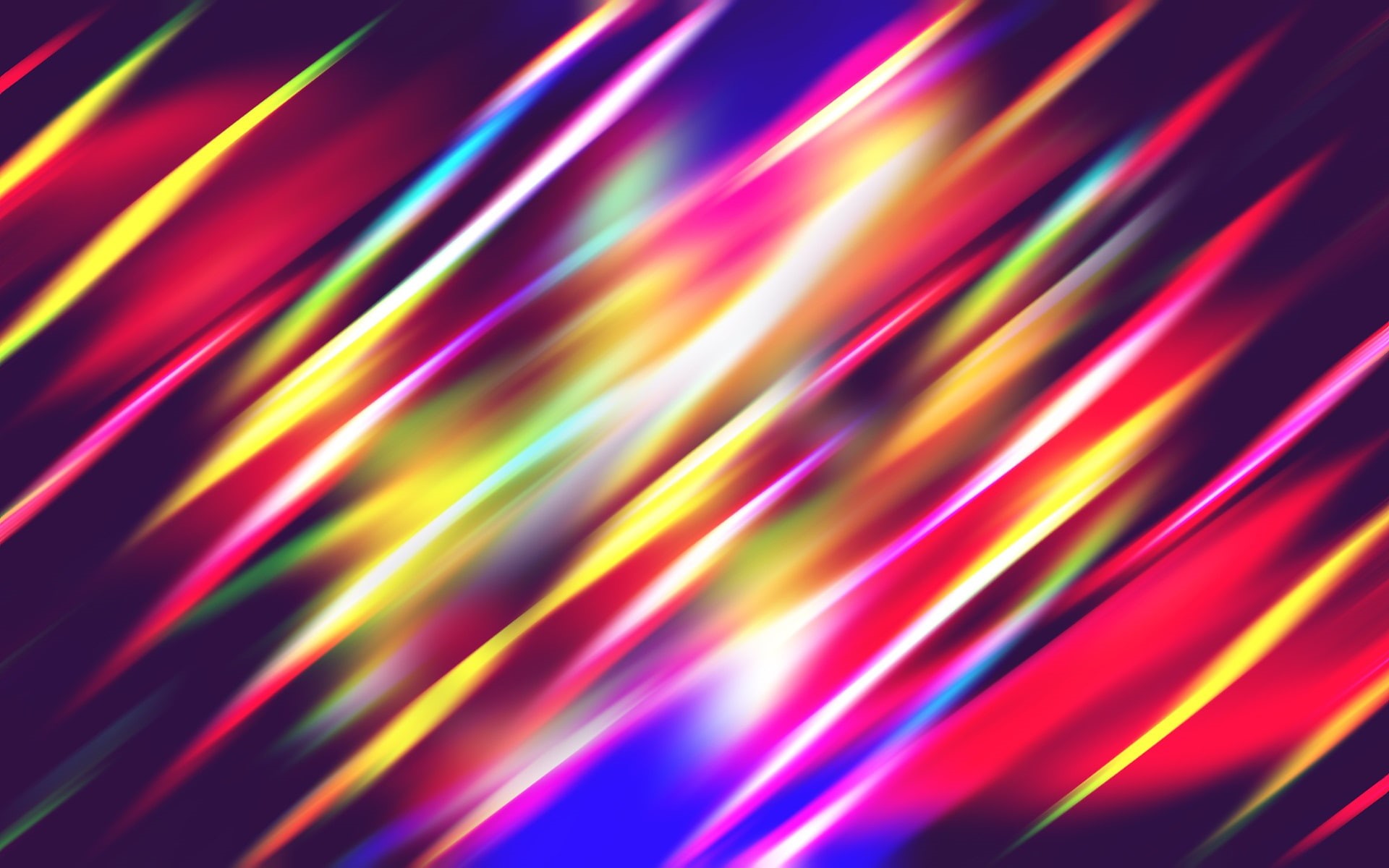 Streaks, Lines, Light, Colorful, Abstract, 1080P, Highlight, HD Wallpaper