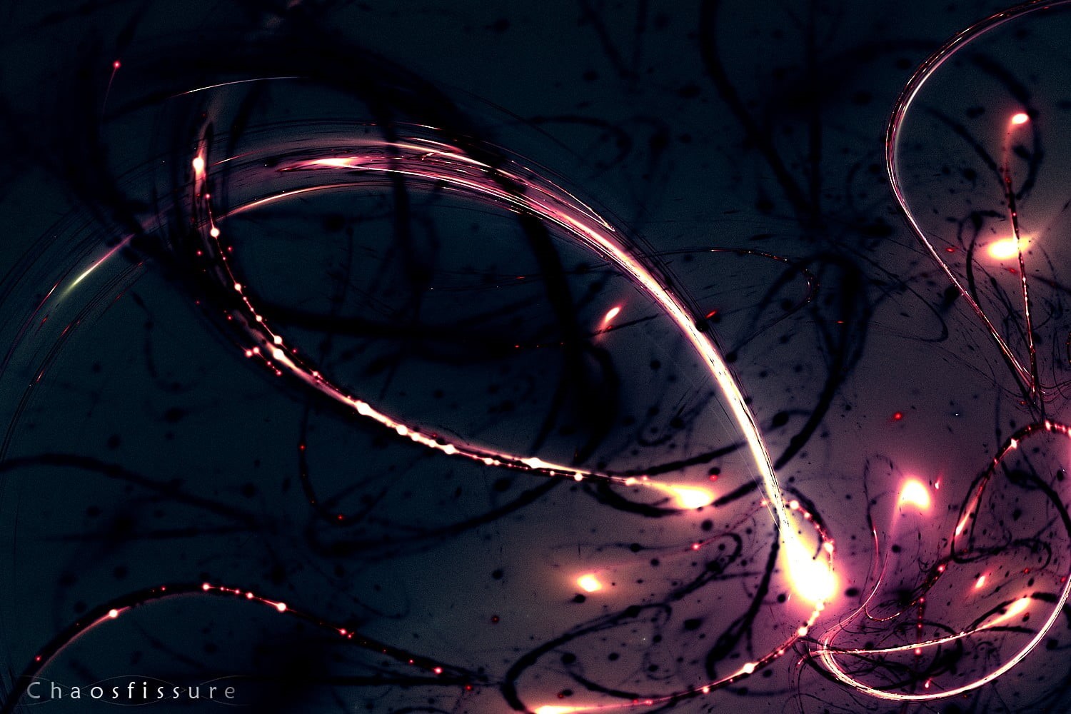 art, low angle view, branch, glowing, 720P, christmas lights, decoration, electricity, streaks, illuminated, nature, celebration, tree, night, abstract, HD Wallpaper