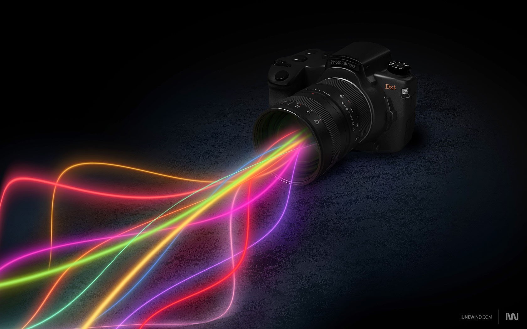 720P, streaks, colorful, digital art, camera, HD Wallpaper