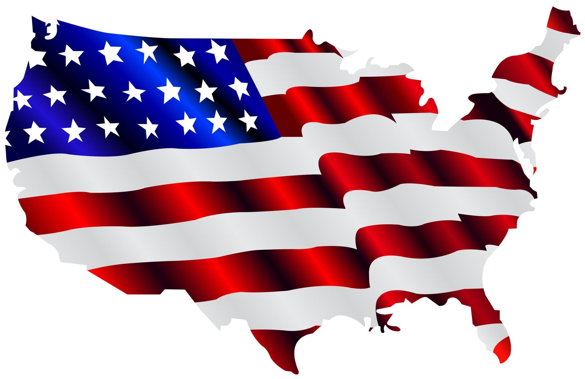 striped, pattern, government, shape, democracy, studio shot, cut out, red, white color, flag, no people, 1080P, star shape, blue, white background, patriotism, HD Wallpaper