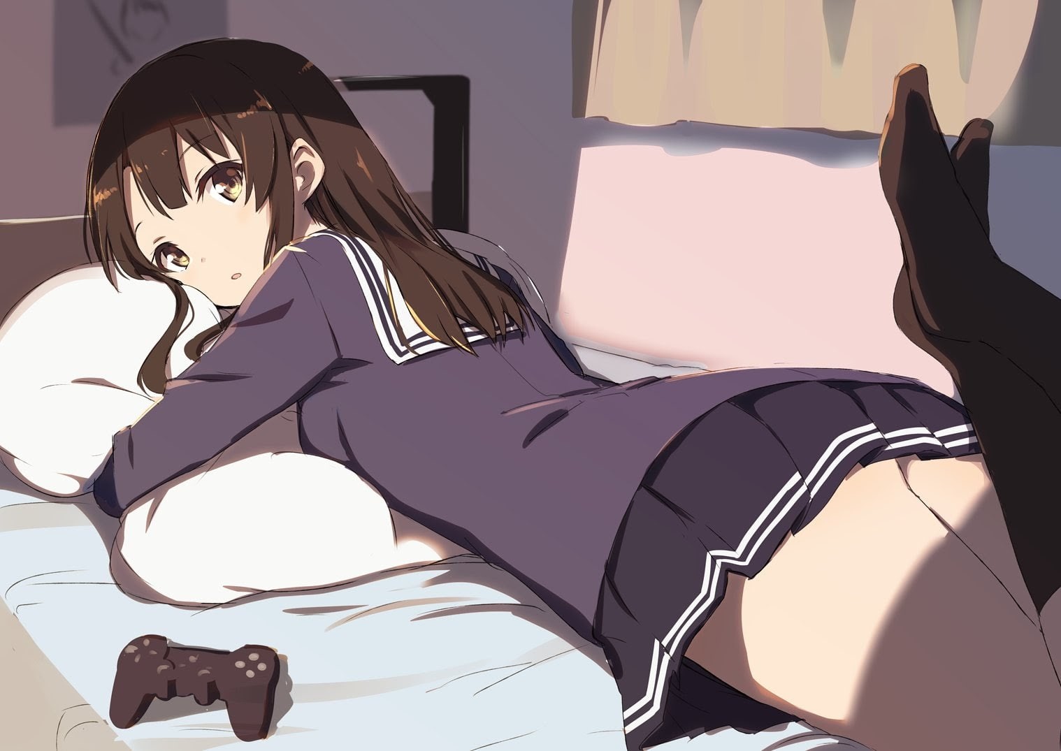 lifestyles, young adult, sunlight, seat, human body part, beautiful woman, side view, home interior, anime girls, real people, indoors, beauty, hairstyle, HD Wallpaper