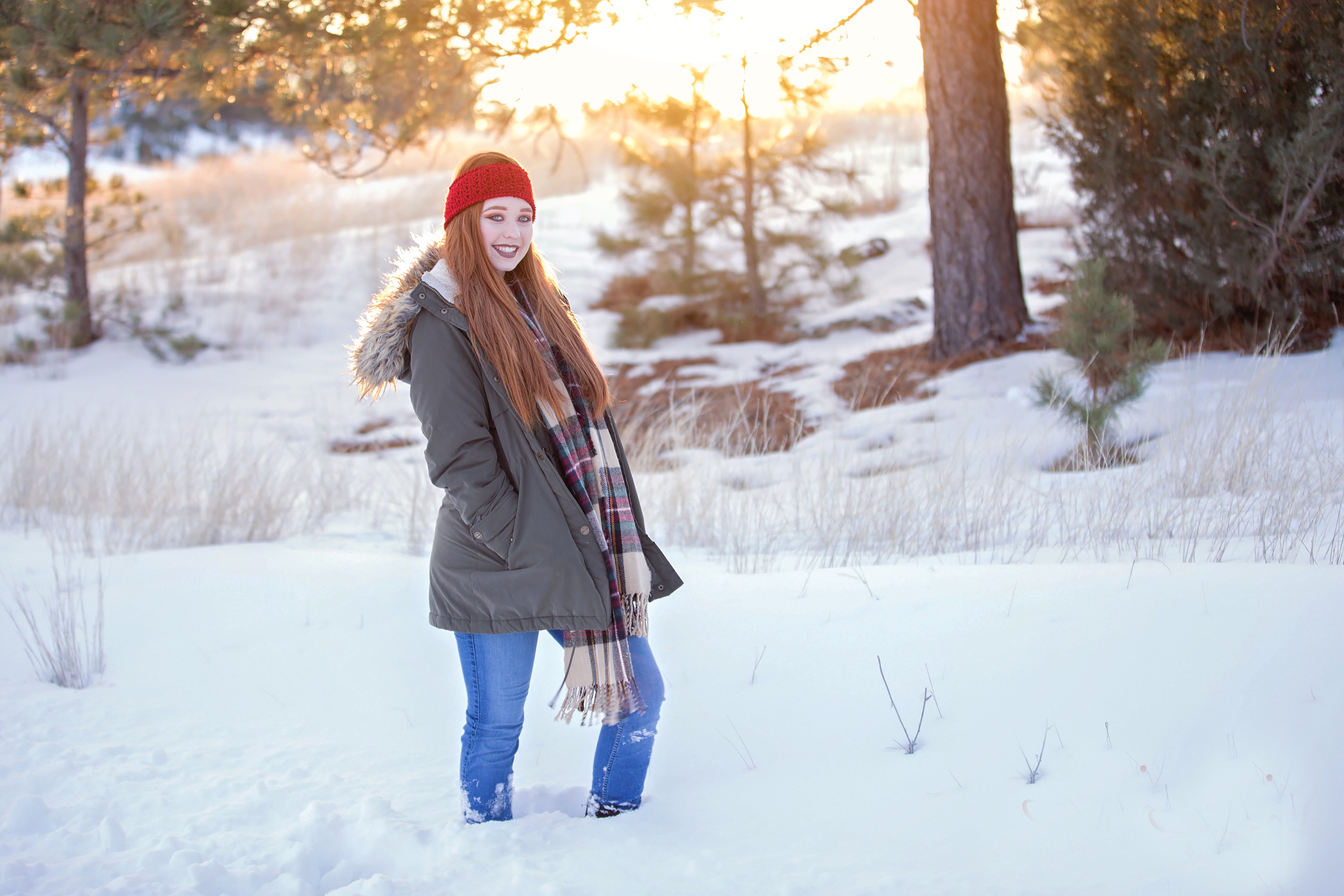 positive emotion, cold temperature, trees, only women, warm clothing, emotion, beauty, happiness, portrait, beauty in nature, scarf, young women, outdoor, HD Wallpaper