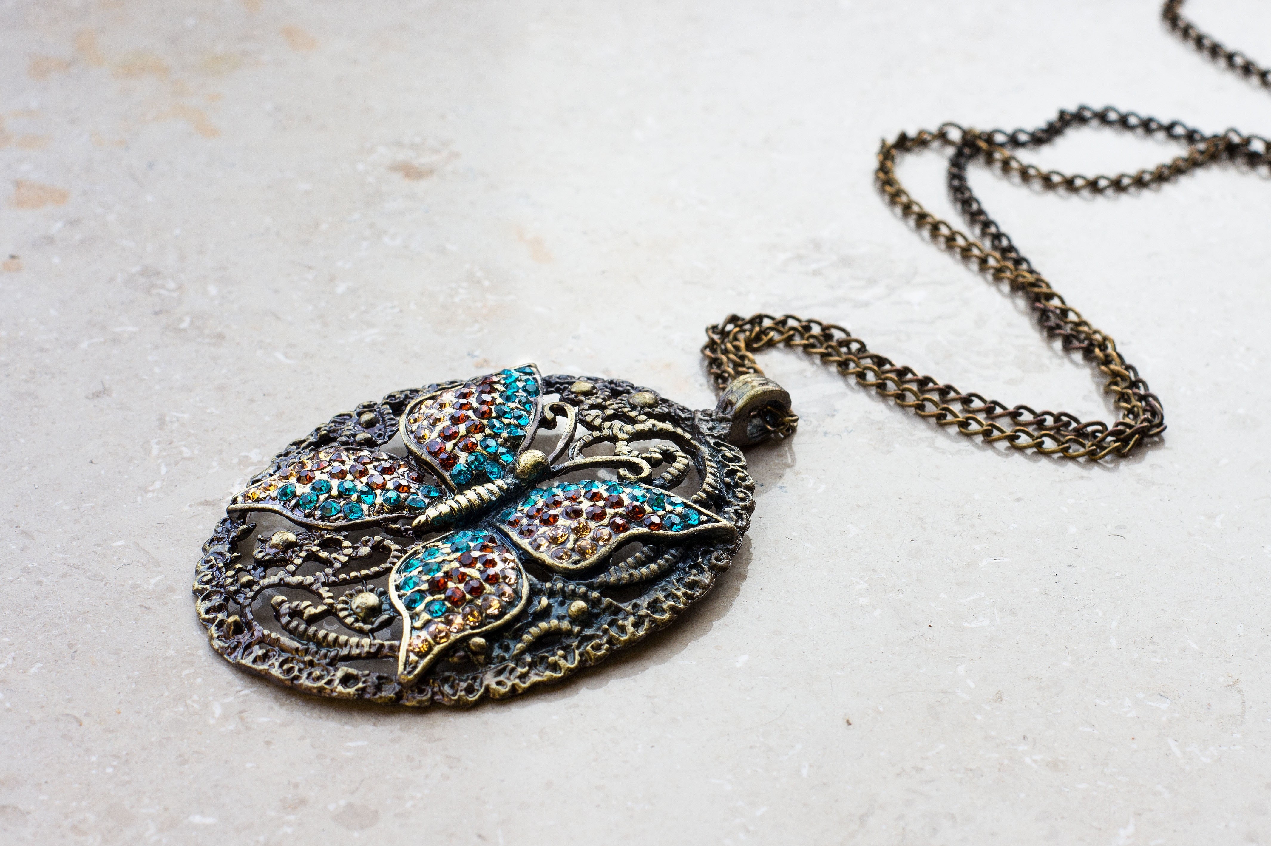 text dom, shiny, still life, fashion jewelry, vintage, trailers, jewelry, womenswear, personal accessory, high angle view, pendants, gold, beautiful, 4K, HD Wallpaper