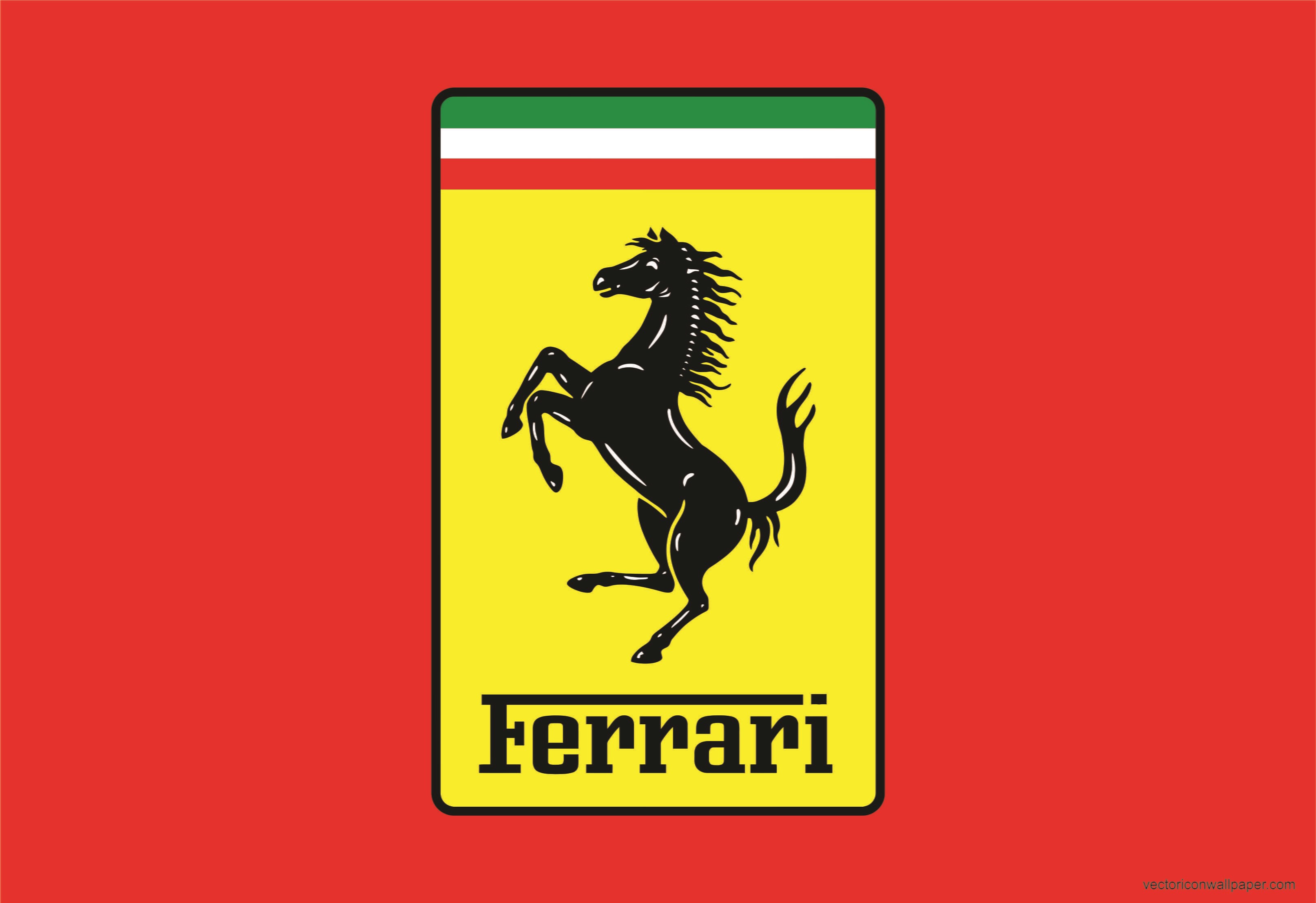 2K, Ferrari, Logo, HD Wallpaper