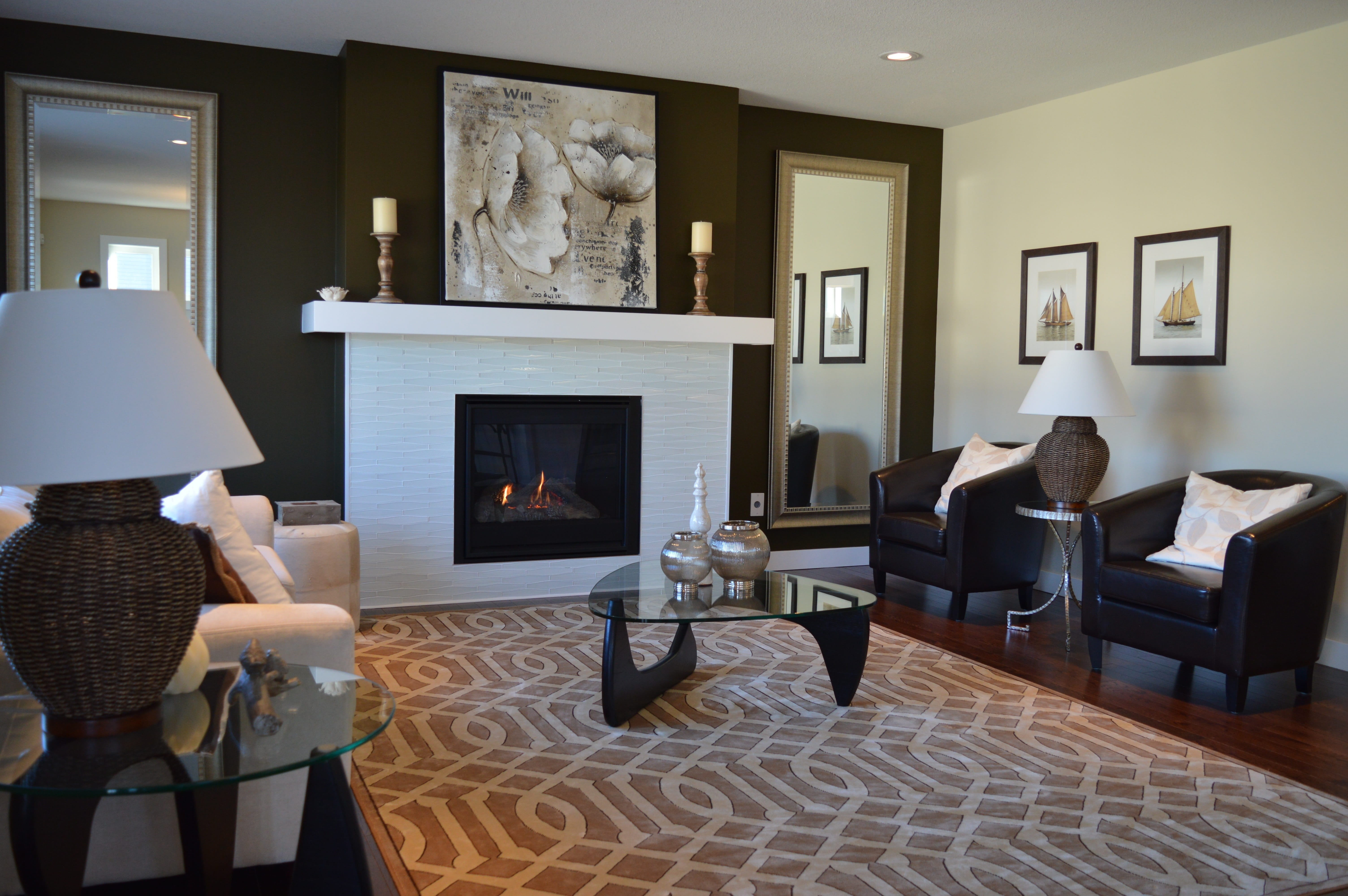 photo, place, fireplace, home, living room, flooring, fire, luxury, home interior, house, chairs, table, frame, residential, top, chair, white, home showcase interior, HD Wallpaper