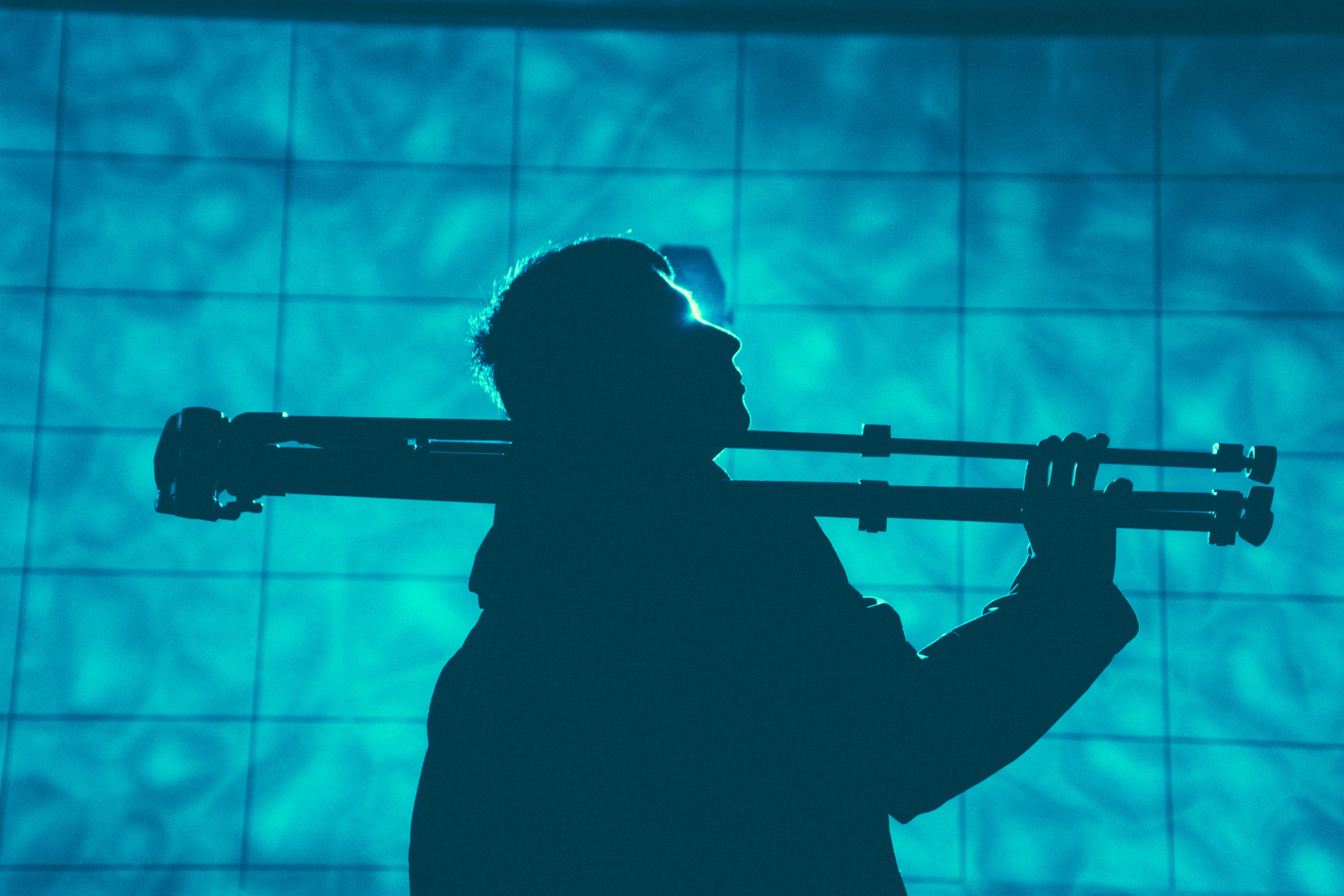 arts culture and entertainment, men, light, photo, brass section, indoors, musician, black, waist up, duel, nightlife, leisure activity, stage, skill, tripod, HD Wallpaper