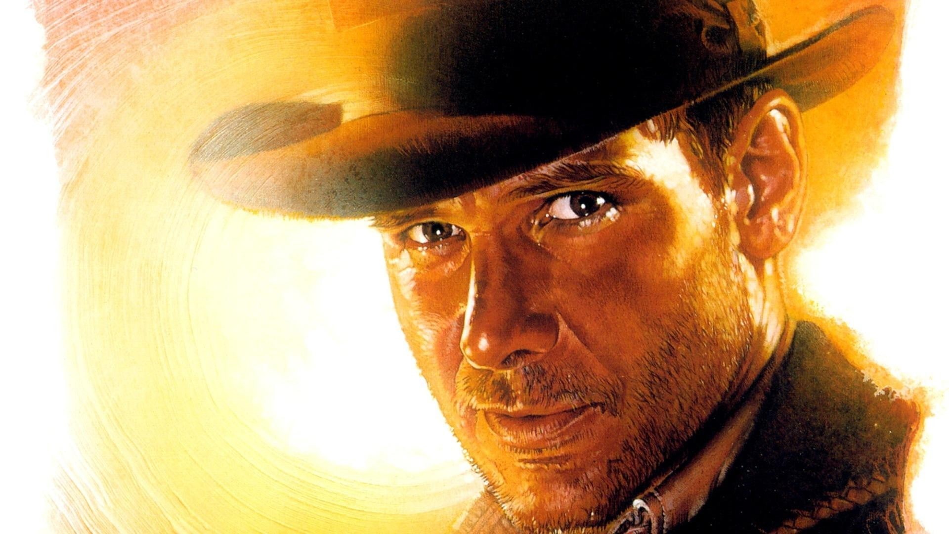 serious, close-up, body part, young men, looking at camera, front view, human face, males, 1080P, human body part, one person, portrait, Indiana Jones, HD Wallpaper