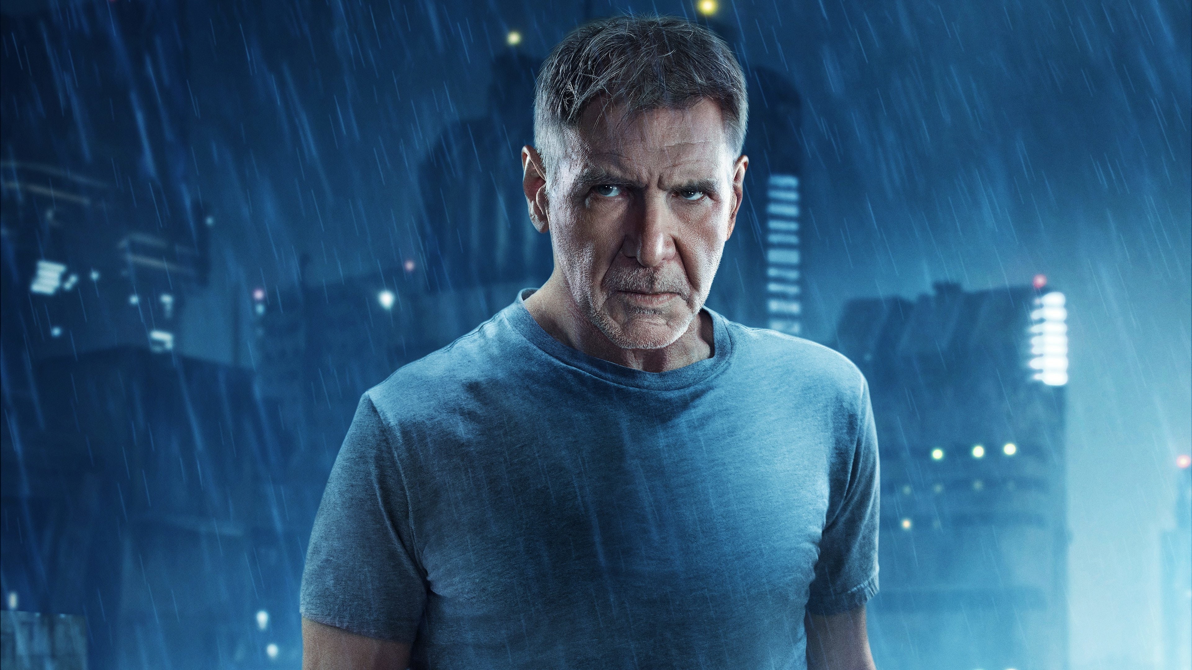 2049, 4K, ford, runner, harrison, rick, deckard, blade, HD Wallpaper