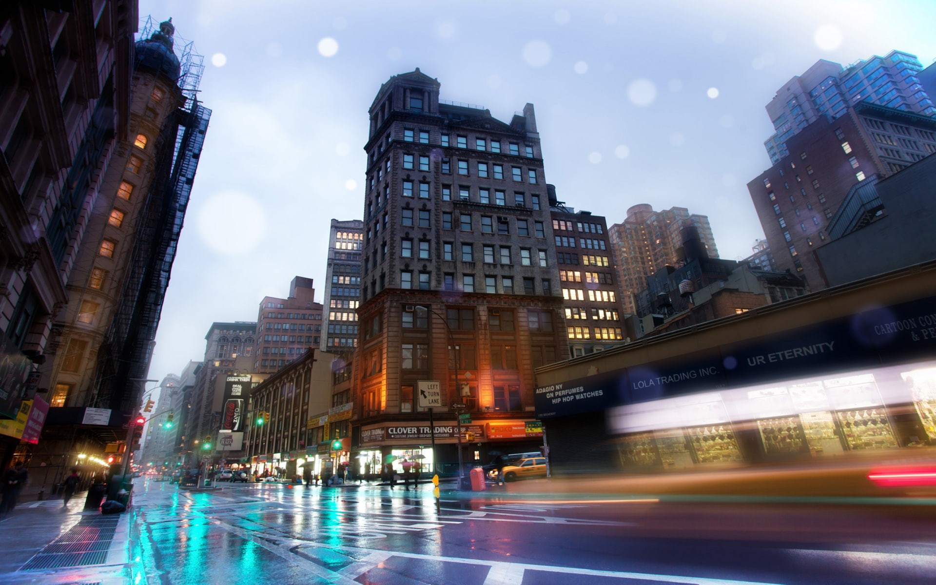 1080P, worm, photography, street, view, york, travel and world, broadway, new, buildings, HD Wallpaper