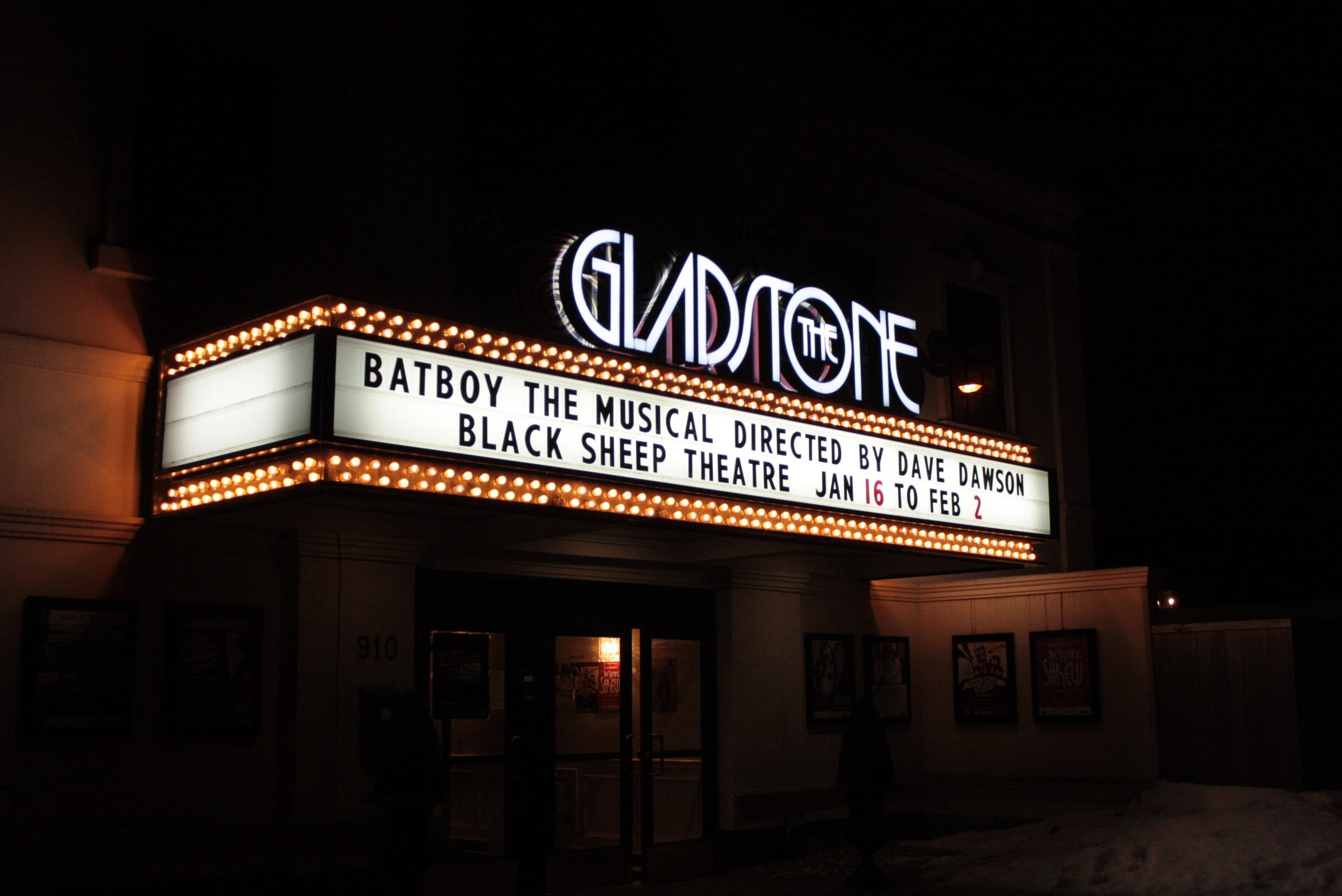 musical, broadway, capital letter, opening night, illuminated, facade, outdoors, lights, night, 2K, Marquee, built structure, western script, dark, information, HD Wallpaper