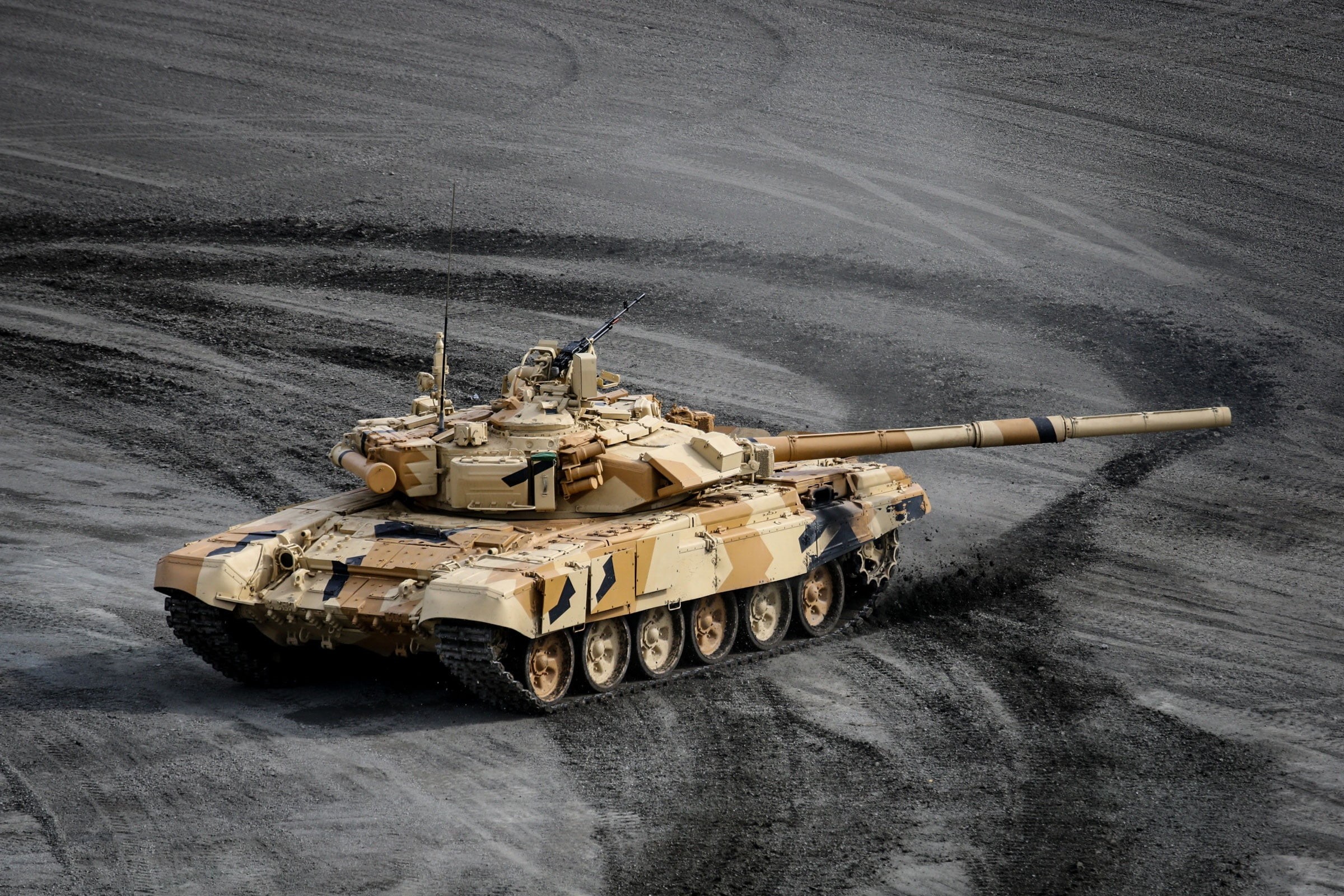 T-90S, Russian battle tank, polygon, 1080P, HD Wallpaper