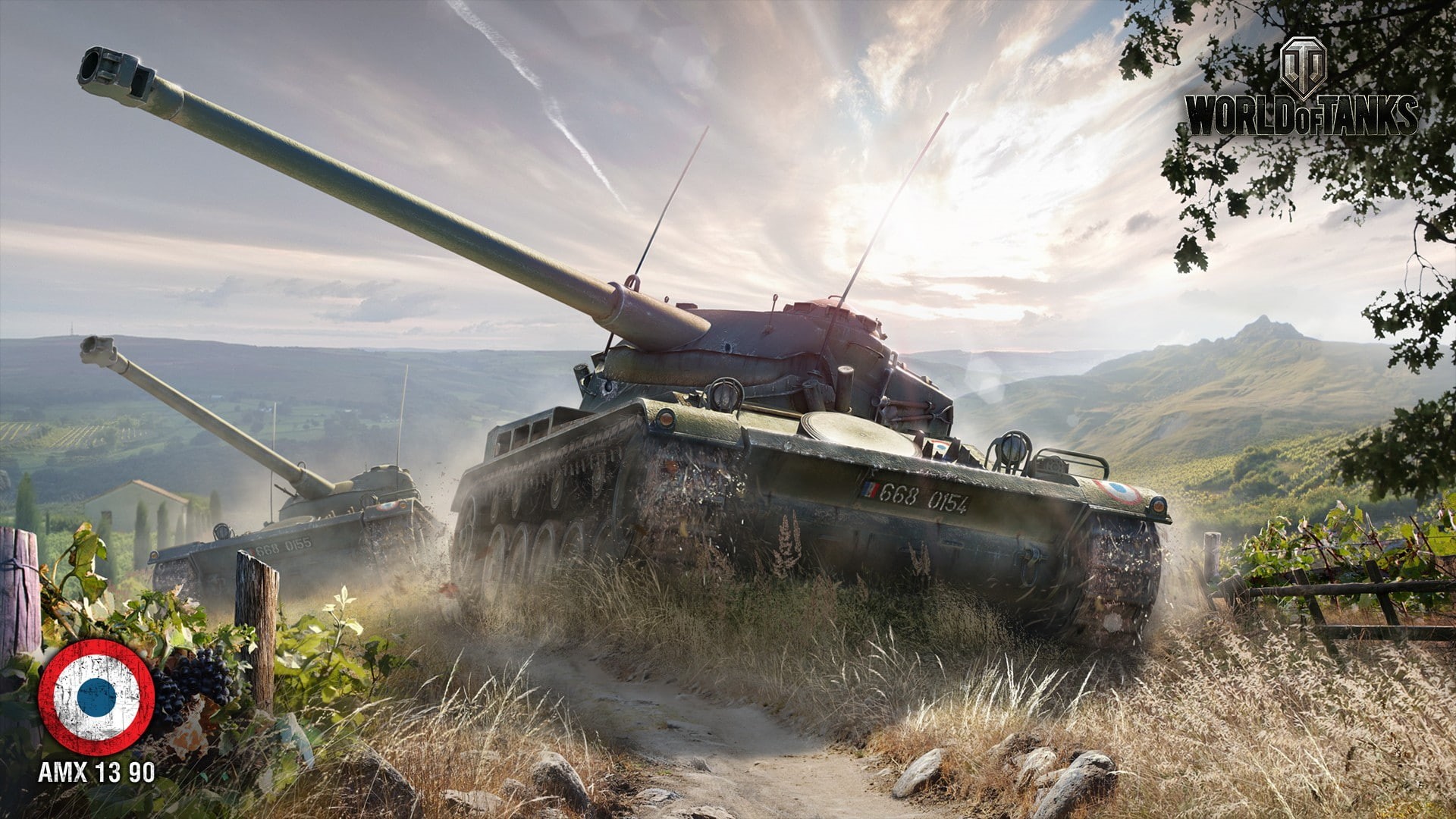transportation, day, army, AMX 13 90, video games, one person, nautical vessel, government, mode of transportation, nature, wargaming, military, mountain, HD Wallpaper