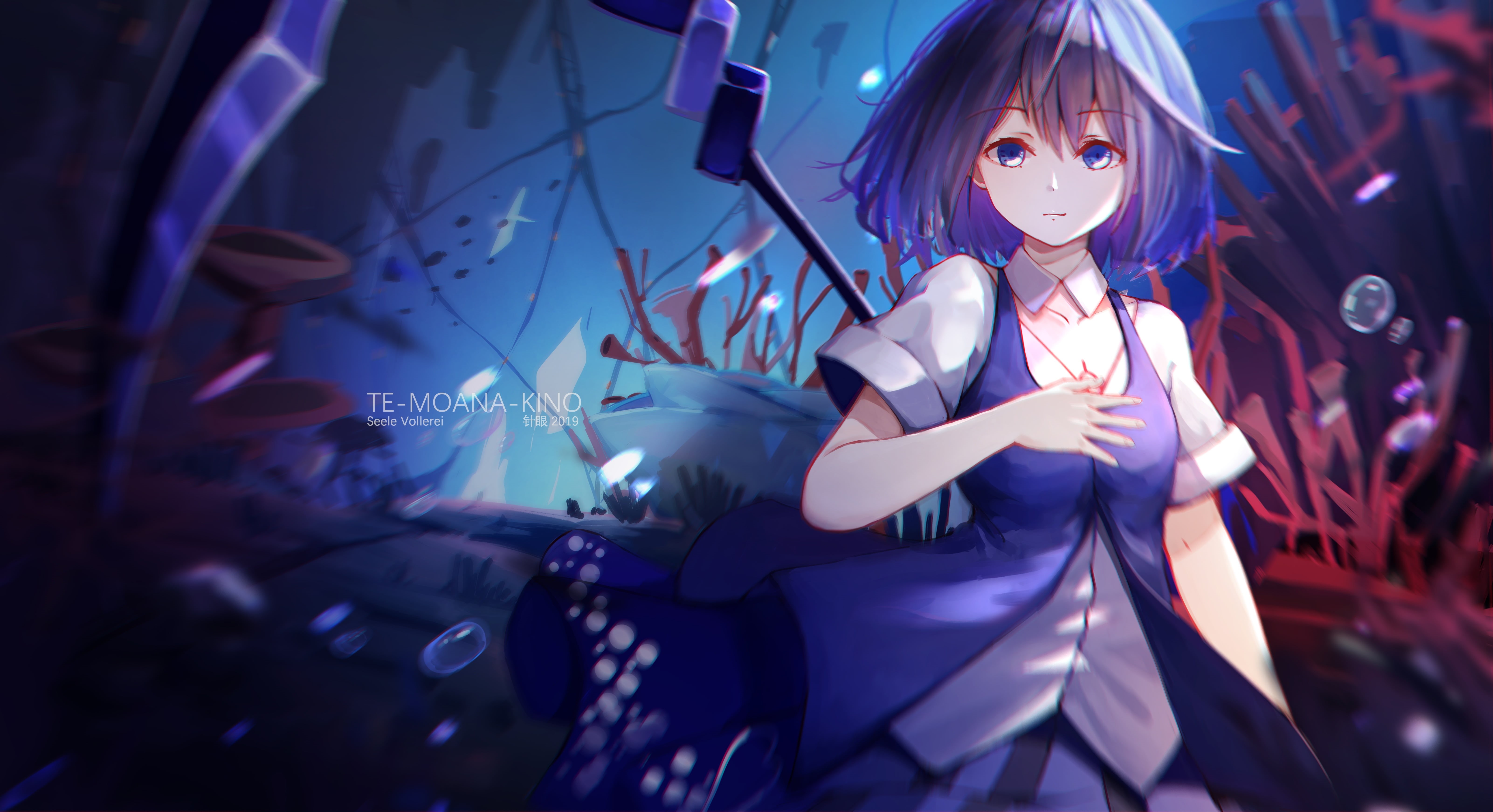 Anime, 5K, Virtual Youtuber, Seele Vollerei, HD Wallpaper
