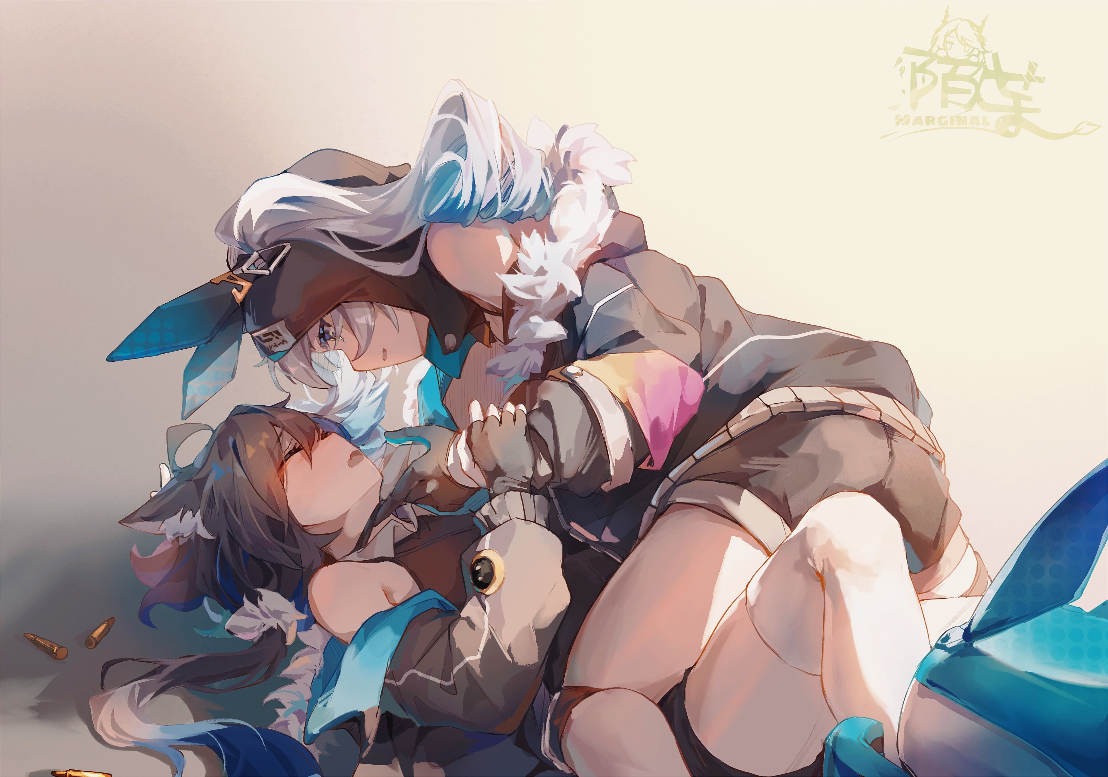 Seele Vollerei, Honkai Impact 3rd, anime girls, anime, Moyu Marginal, 4K, yuri, Bronya Zaychik, HD Wallpaper
