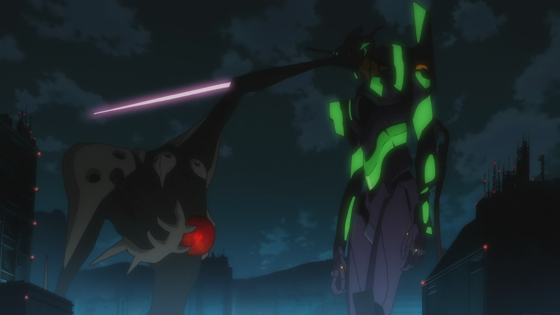 evangelion, 1080P, sachiel, neon, genesis, HD Wallpaper