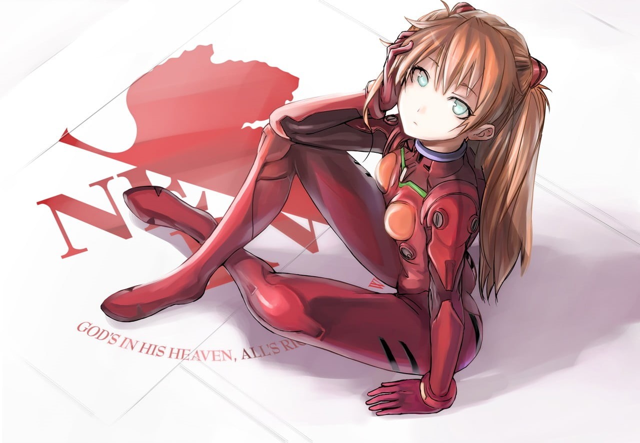 lifestyles, representation, beauty, blond hair, red, hairstyle, beautiful woman, hair, women, Neon Genesis Evangelion, looking at camera, armor, females, HD Wallpaper