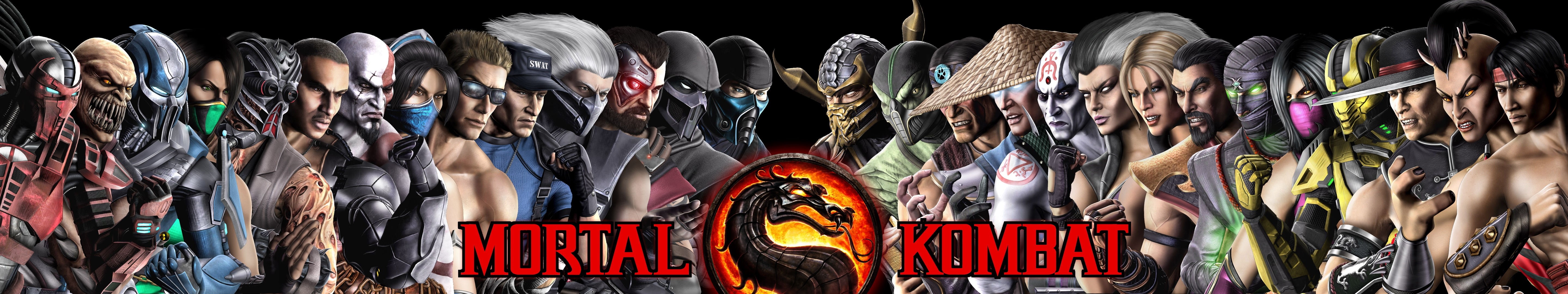 kombat, art, mortal, video, 5K, x, hd, logo, multiscreen, hats, wall, conical, games, characters, Kratos, raiden, Mortal Kombat, HD Wallpaper
