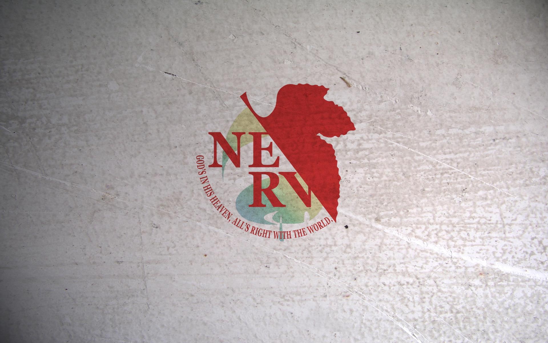 logo, leaf, maple, 1920x1200, digital art, nerv, 1080P, HD Wallpaper
