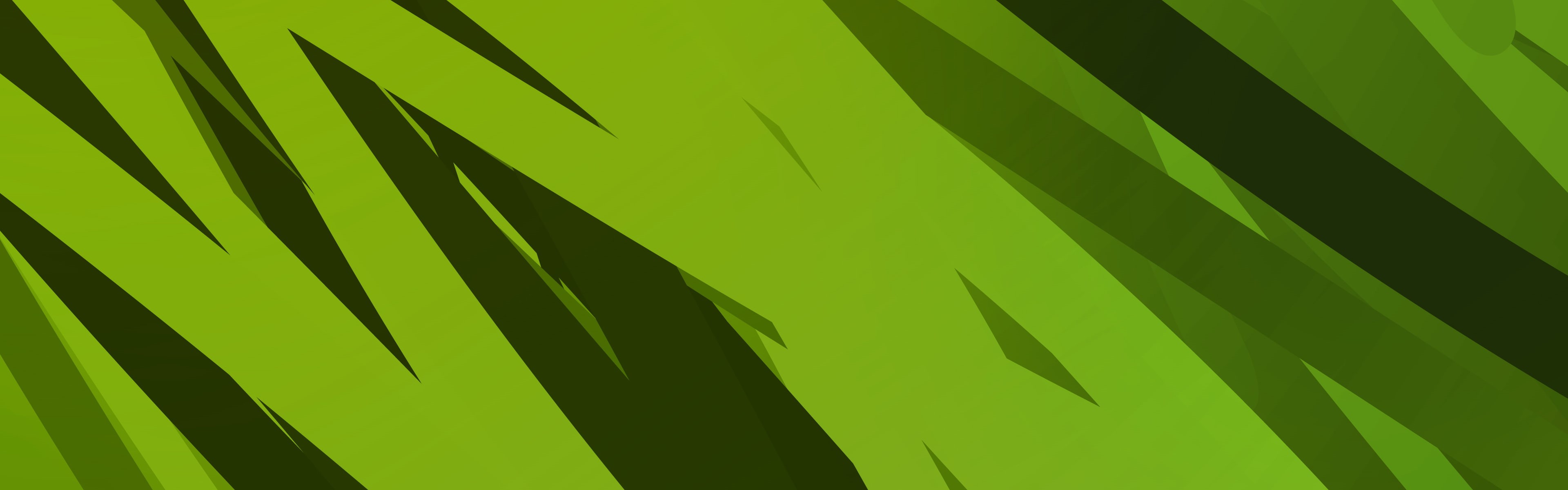 4K, Multiscreen, abstract, Green, HD Wallpaper