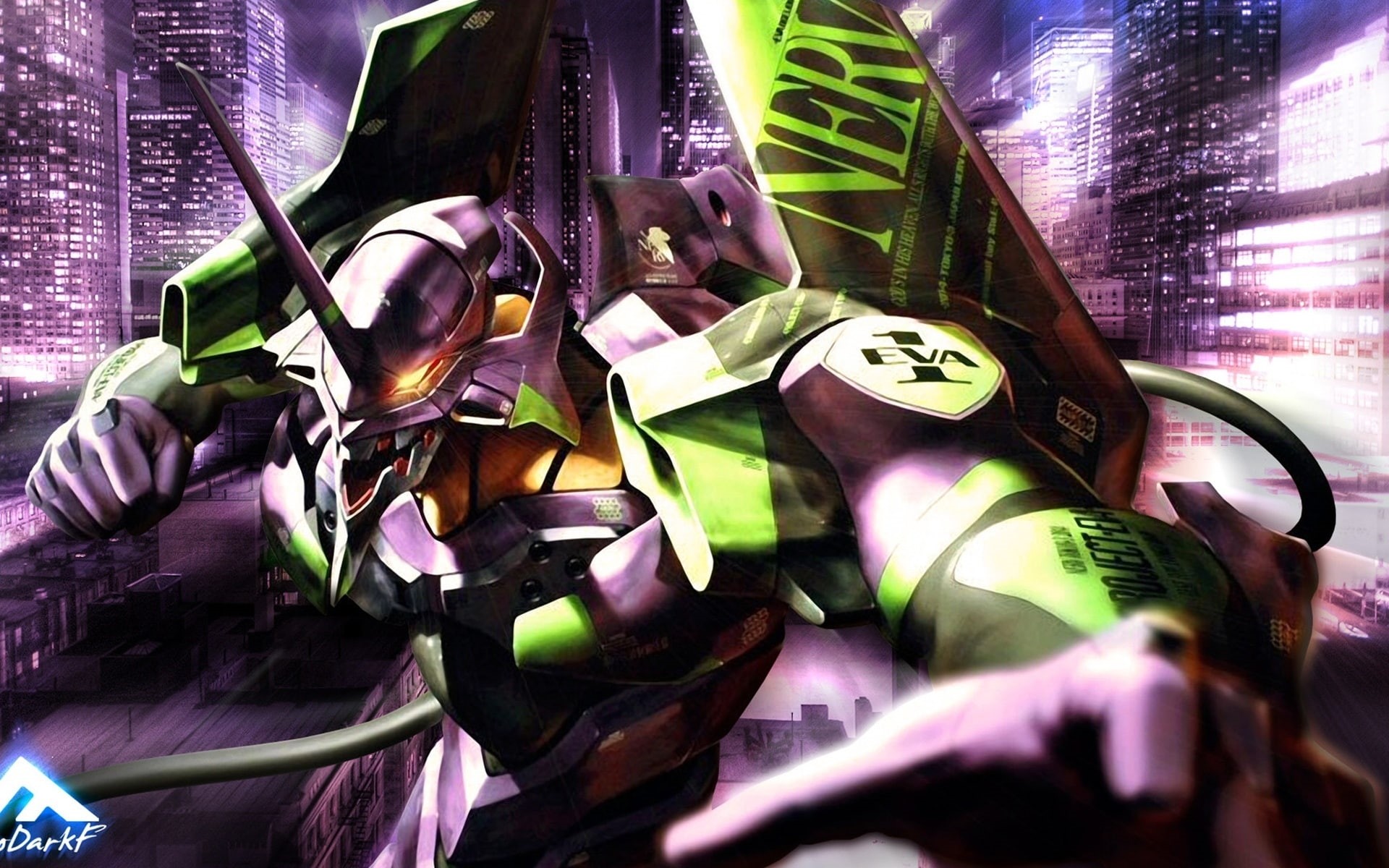 nerv, mech, 1080P, HD Wallpaper