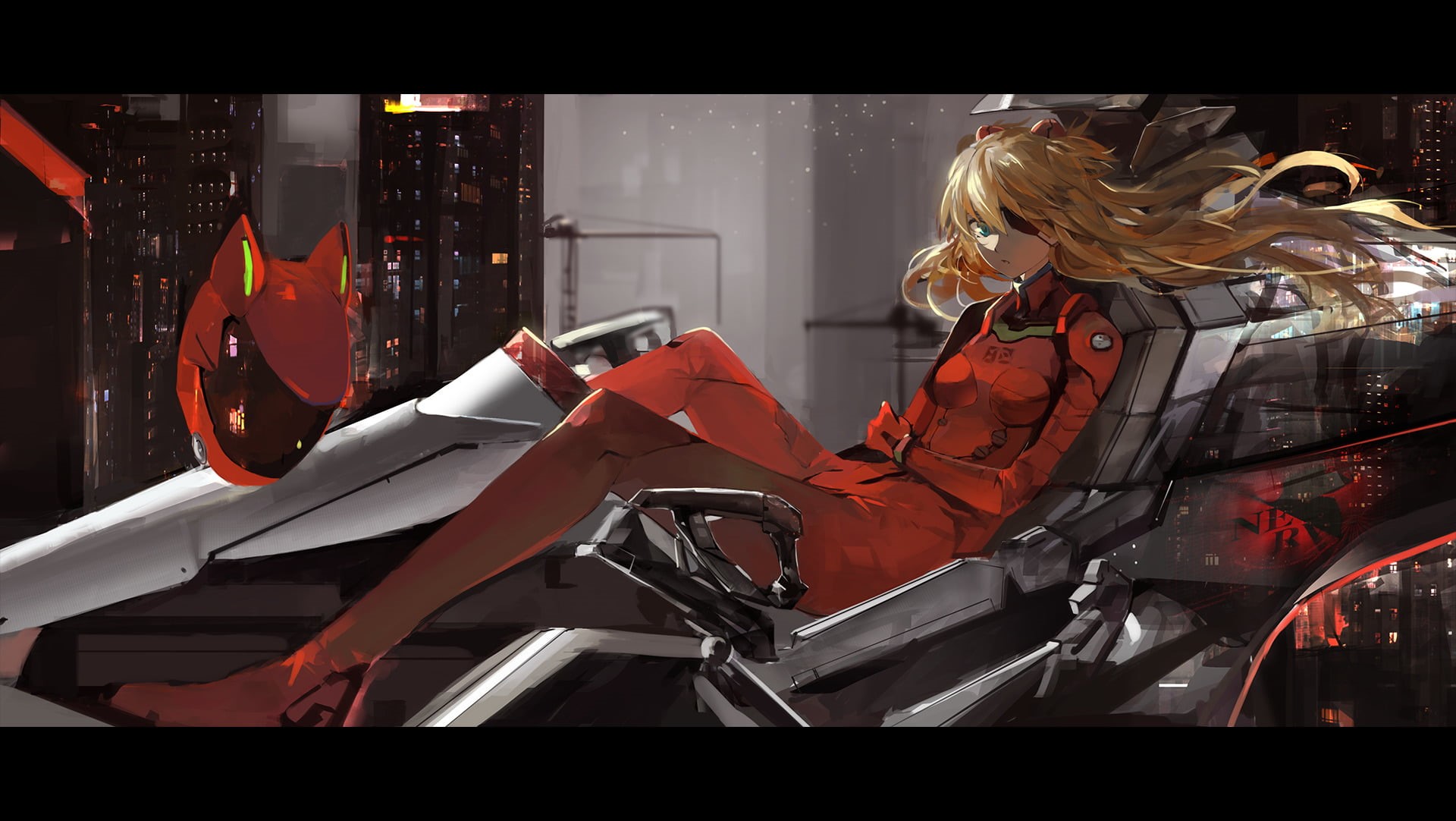 mode of transportation, car, no people, auto post production filter, 1080P, transparent, glass - material, metal, Evangelion, technology, representation, HD Wallpaper