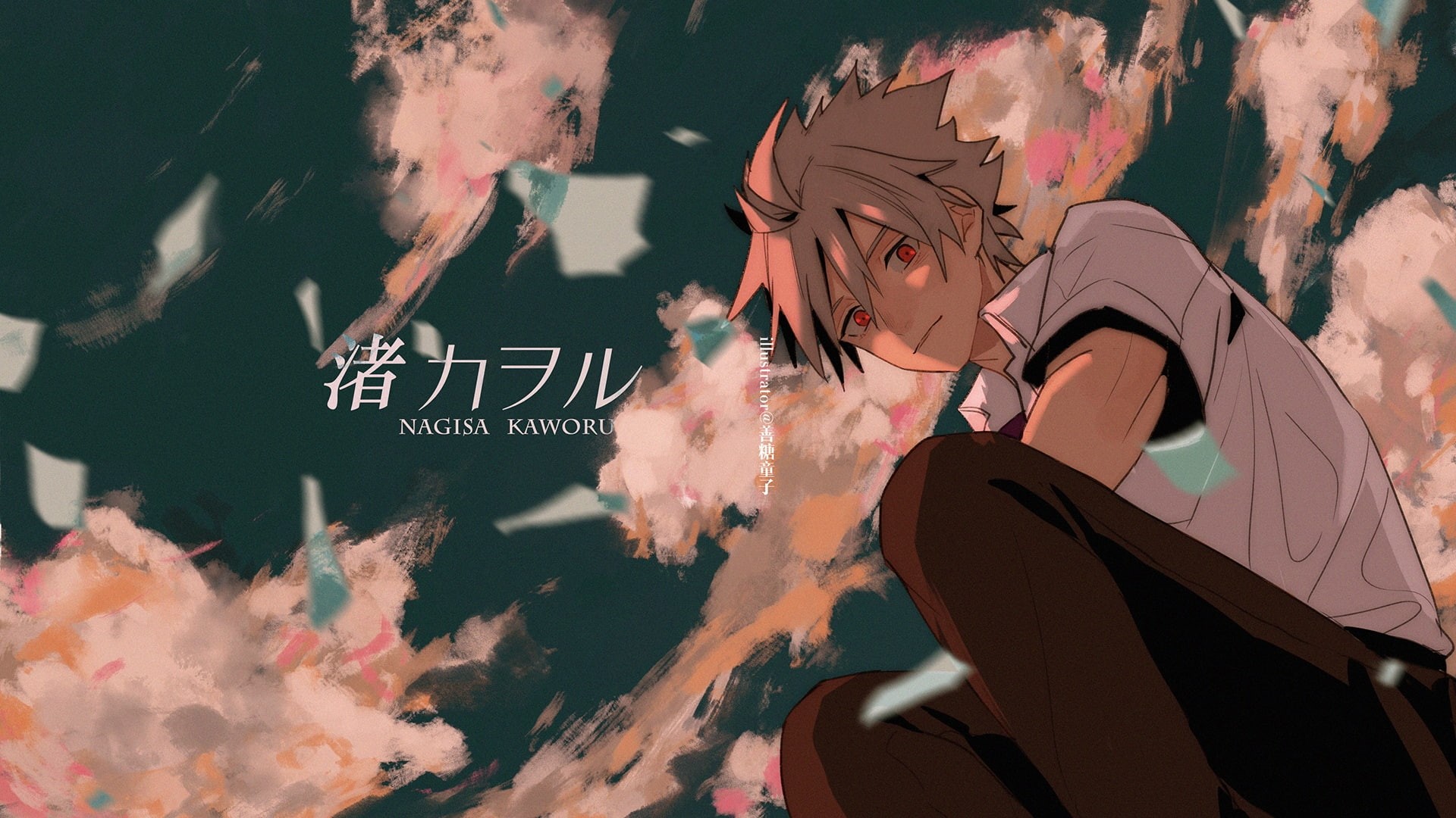 lifestyles, young adult, two people, 1080P, event, nagisa kaworu, Anime, emotion, people, facial expression, leisure activity, women, young women, adult, HD Wallpaper