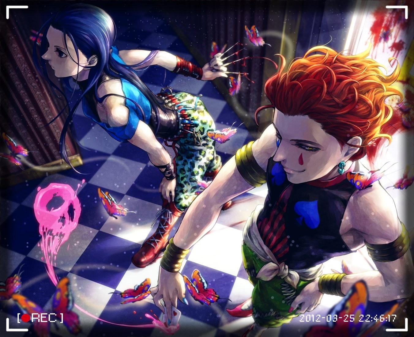 Hisoka, 720P, anime, Hunter x Hunter, Illumi, anime boys, HD Wallpaper