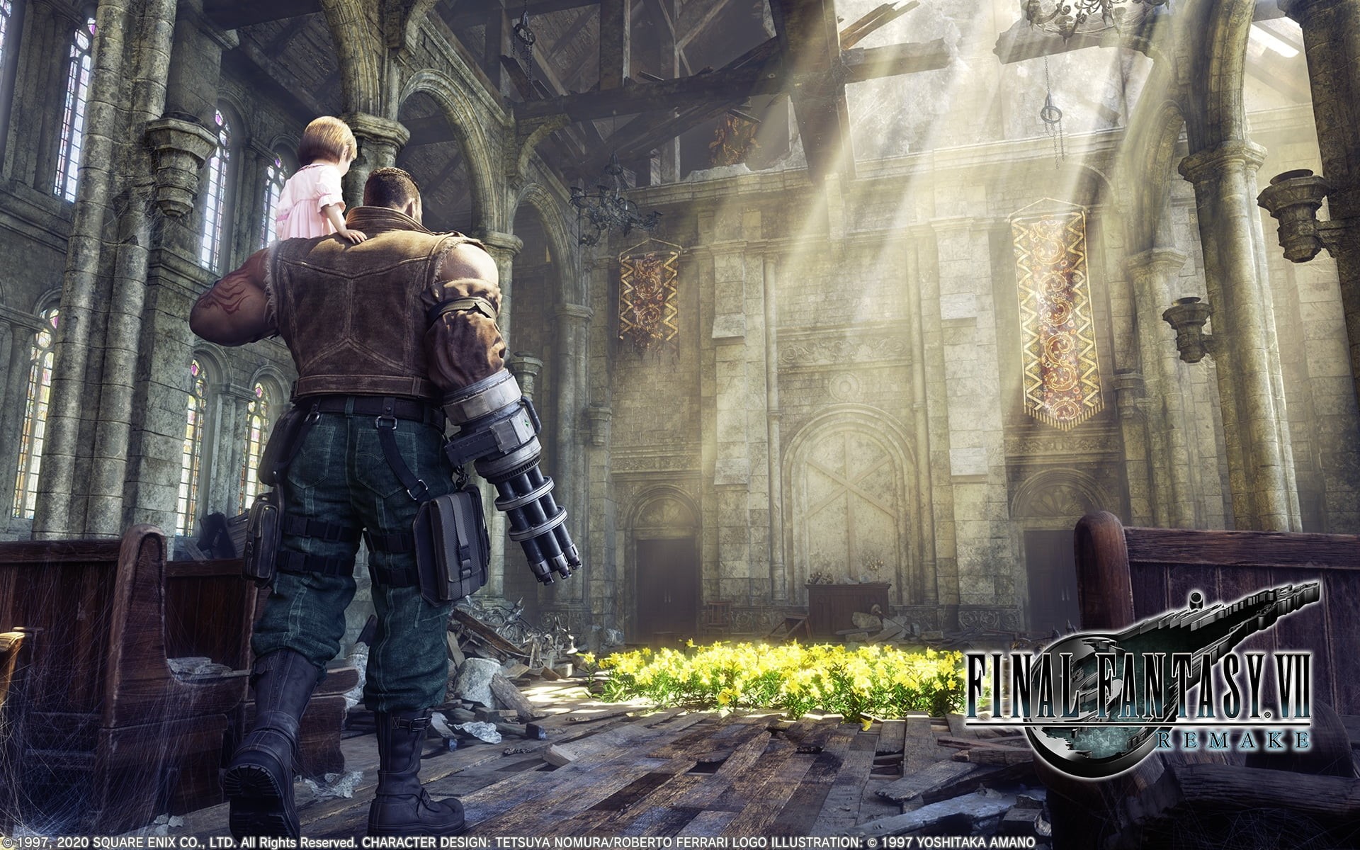 1080P, Barret Wallace, Final Fantasy VII, Final Fantasy VII: Remake, HD Wallpaper
