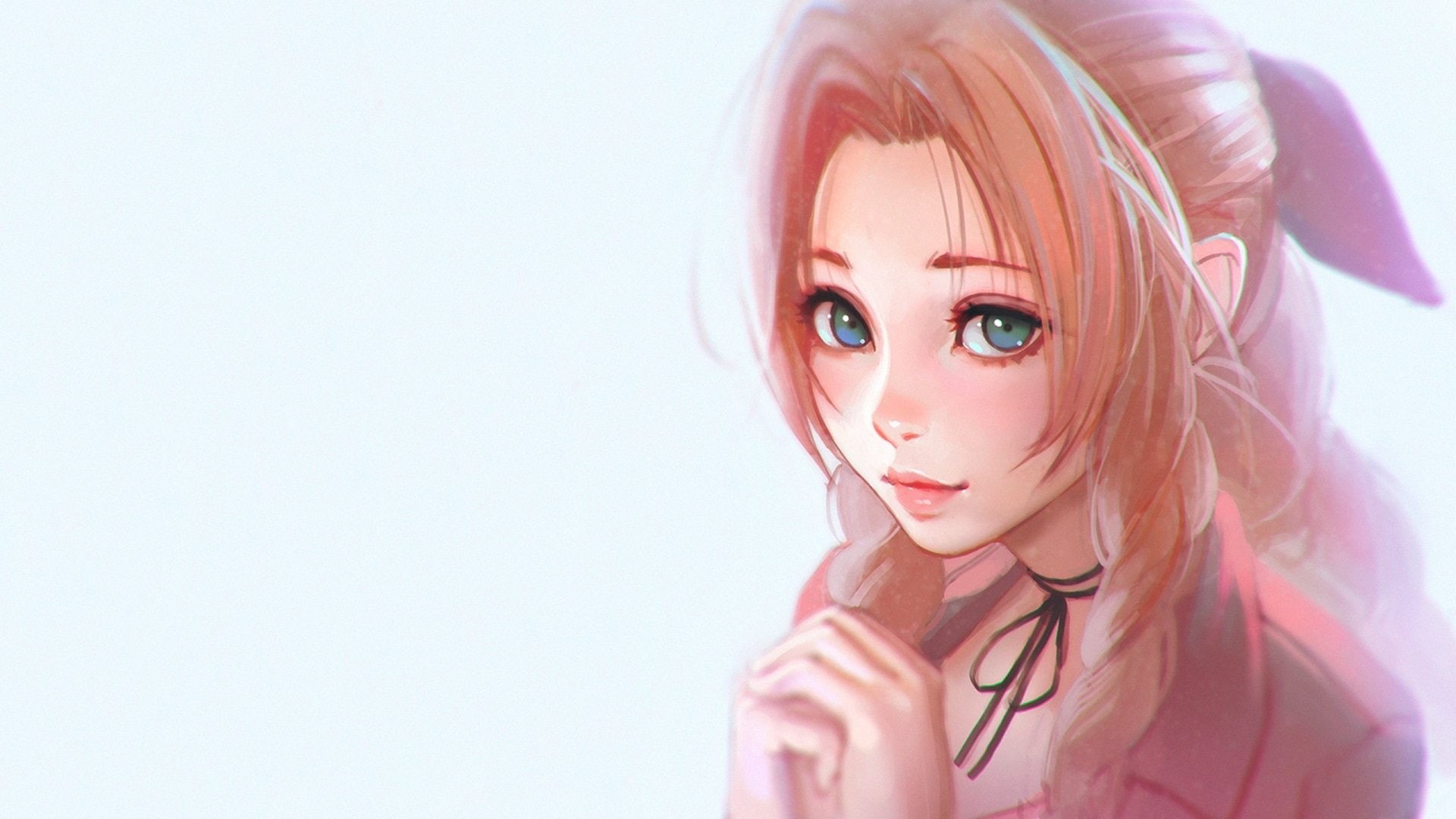 Final Fantasy VII, Aerith Gainsborough, 1080P, Final Fantasy, HD Wallpaper