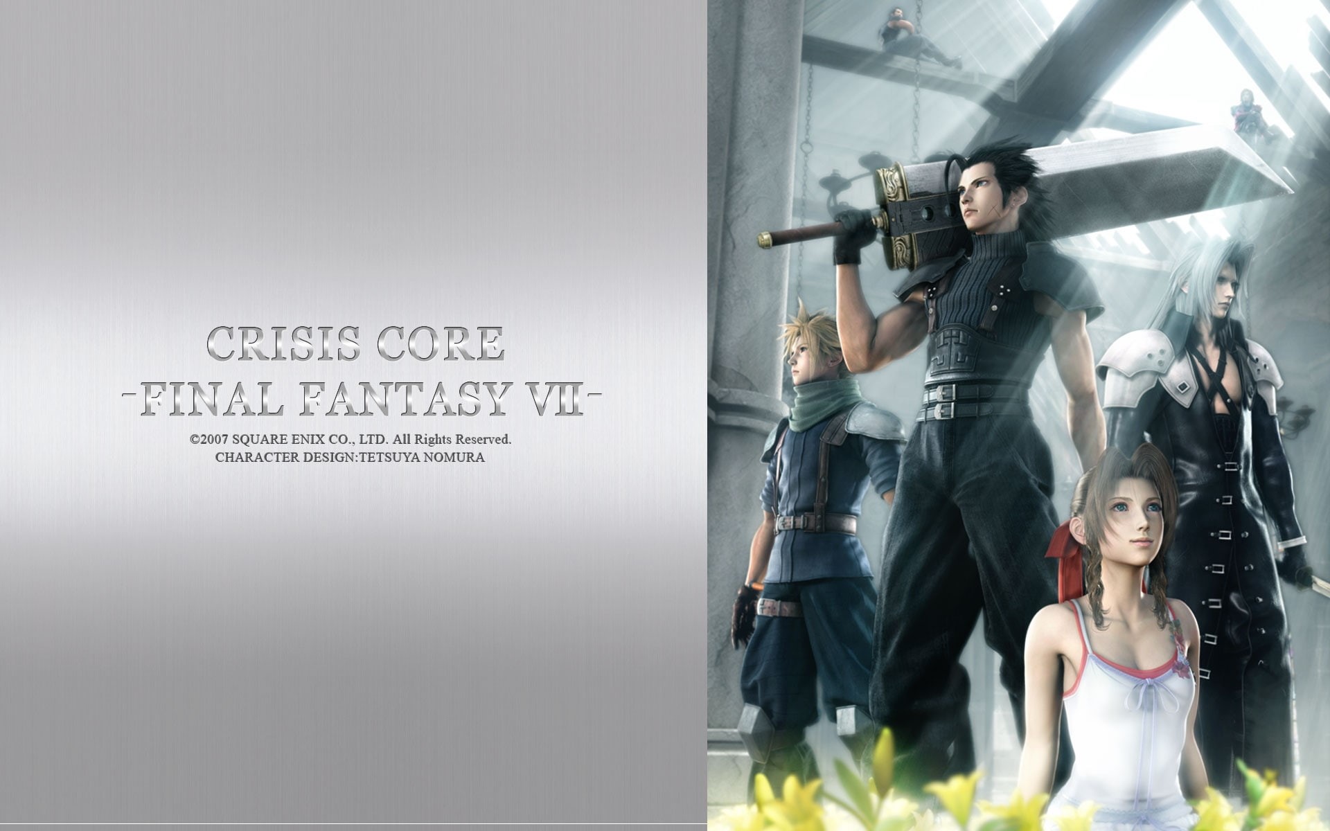cloud, hd, gainsborough, aerith, 1080P, fantasy, final, vii, games, strife, fair, video, Final Fantasy, core, art, crisis, Final Fantasy VII, zack, sephiroth, HD Wallpaper