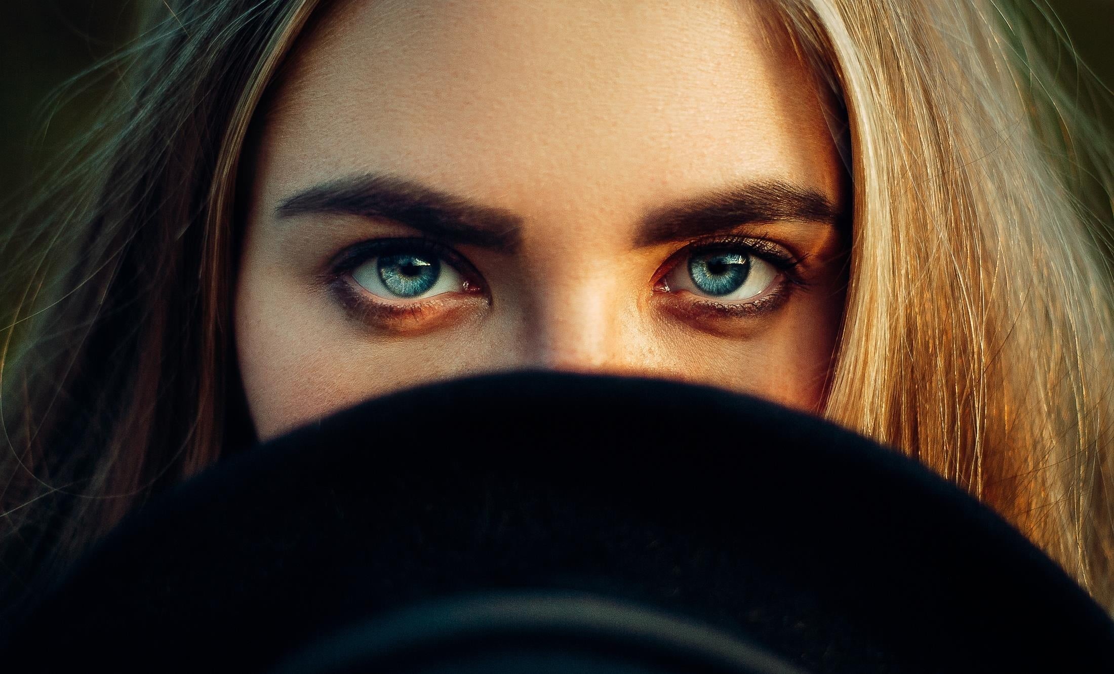 selective focus, one person, women, closeup, young adult, young women, females, body part, beautiful woman, eyebrow, eyeball, blonde, eye, teenager, adult, HD Wallpaper